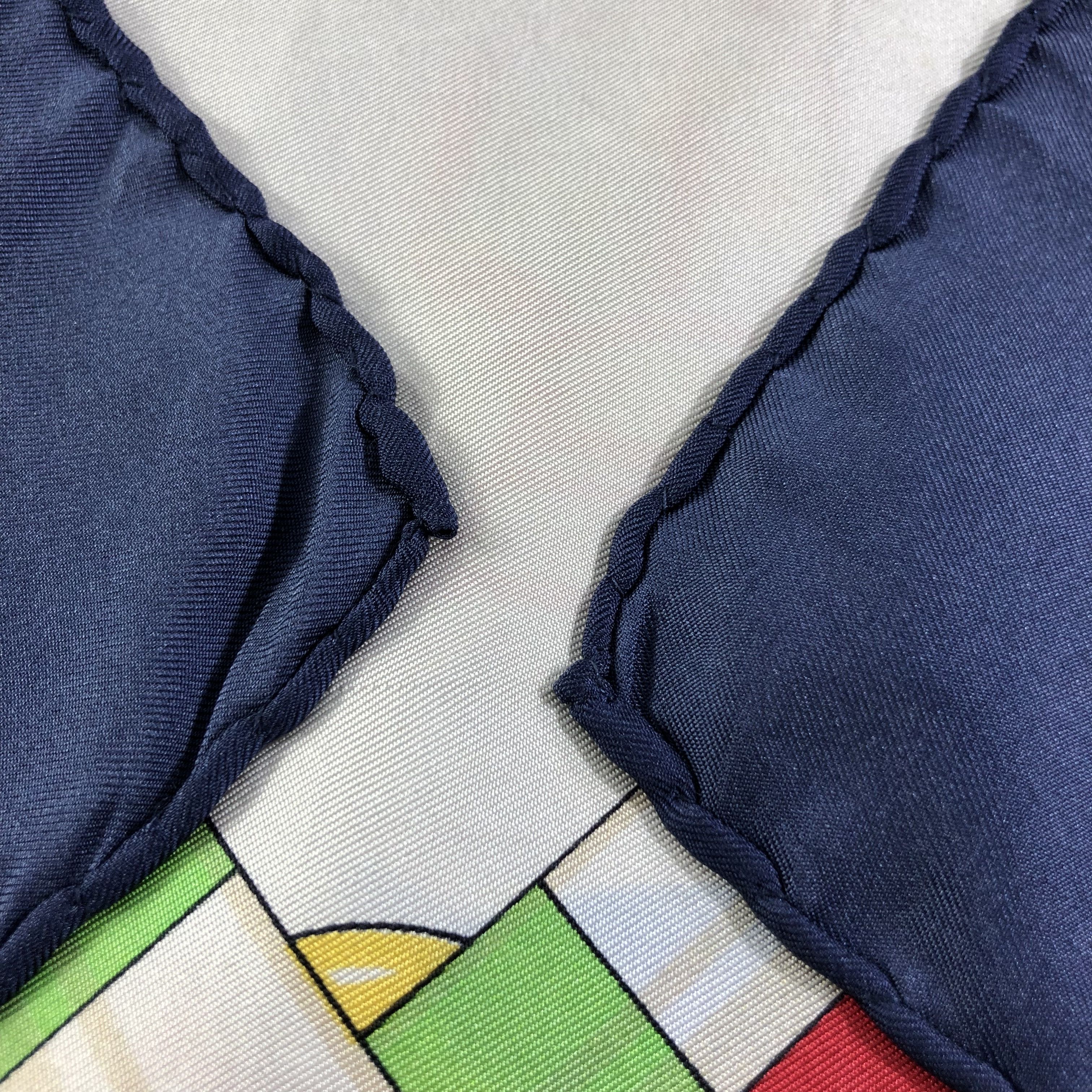 Japanese Brand Vintage Rodier Luxury Hand Rolled Silk Scarf M490 Size ONE SIZE - 9 Thumbnail