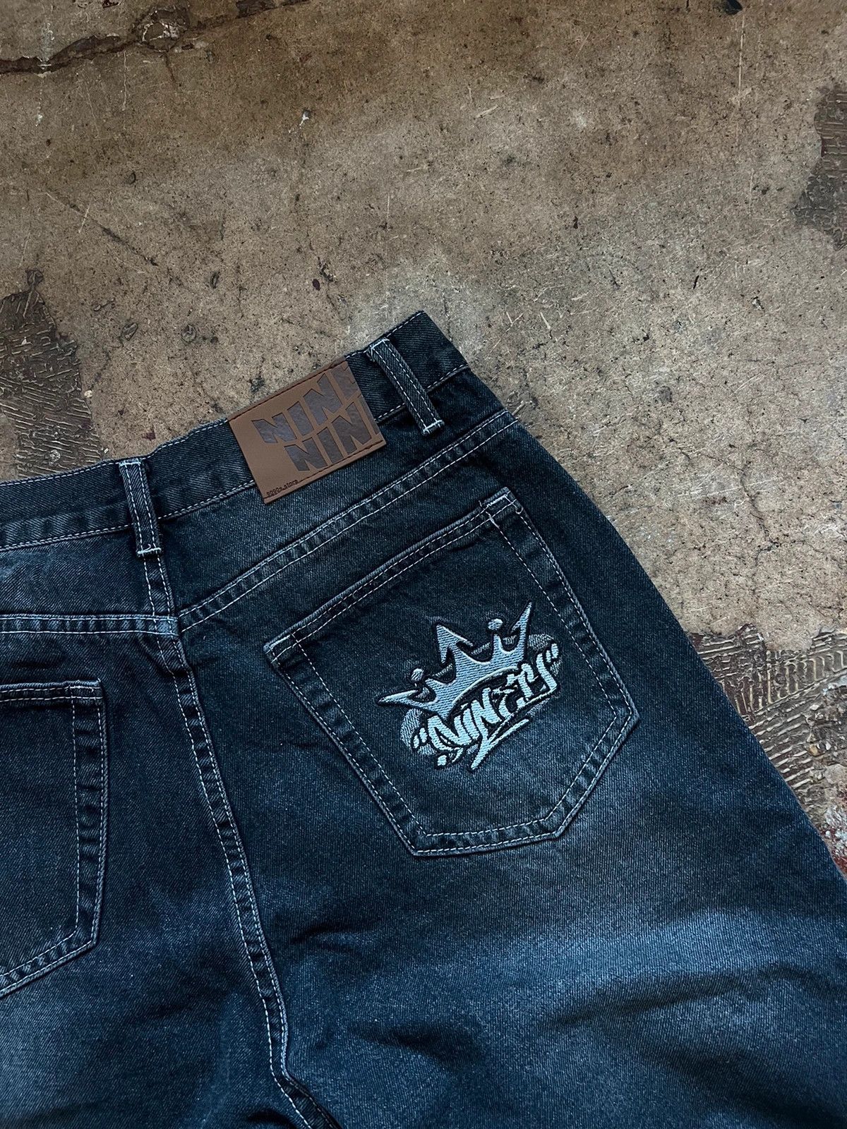 Vintage Nine Nine Vintage Baggy Denim Jeans Size US 40 / EU 56 - 2 Thumbnail