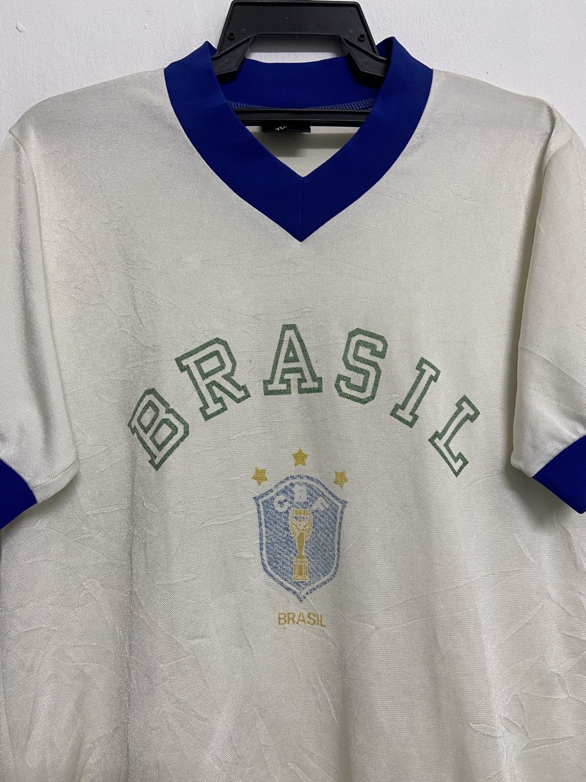 Topperz Rare Vintage BRAZIL Football Shirt Topper Size US M / EU 48-50 / 2 - 5 Thumbnail