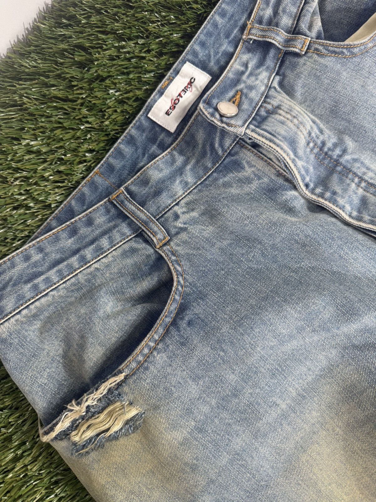 Other Esoteric Thing Distressed Denim Jeans Size US 38 / EU 54 - 2 Thumbnail