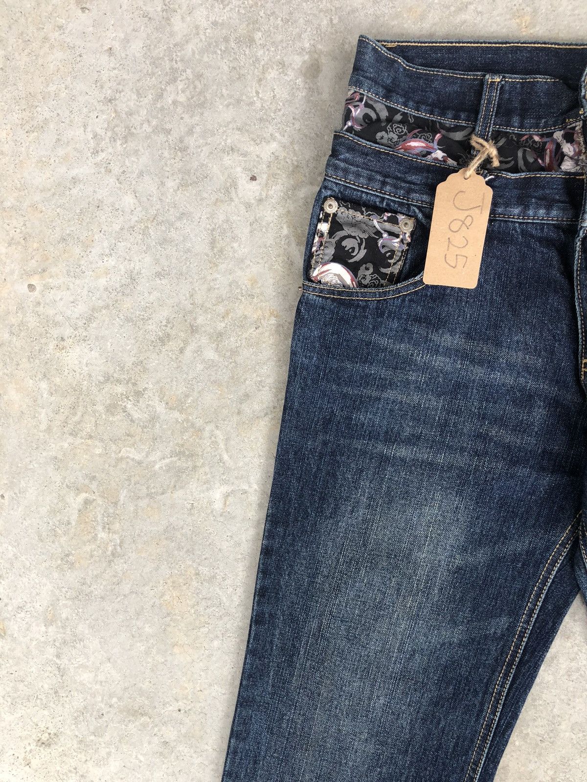 Japanese Brand Japanese Phoenix Embroidered Jeans Double Waist Jeans Size US 32 / EU 48 - 5 Thumbnail