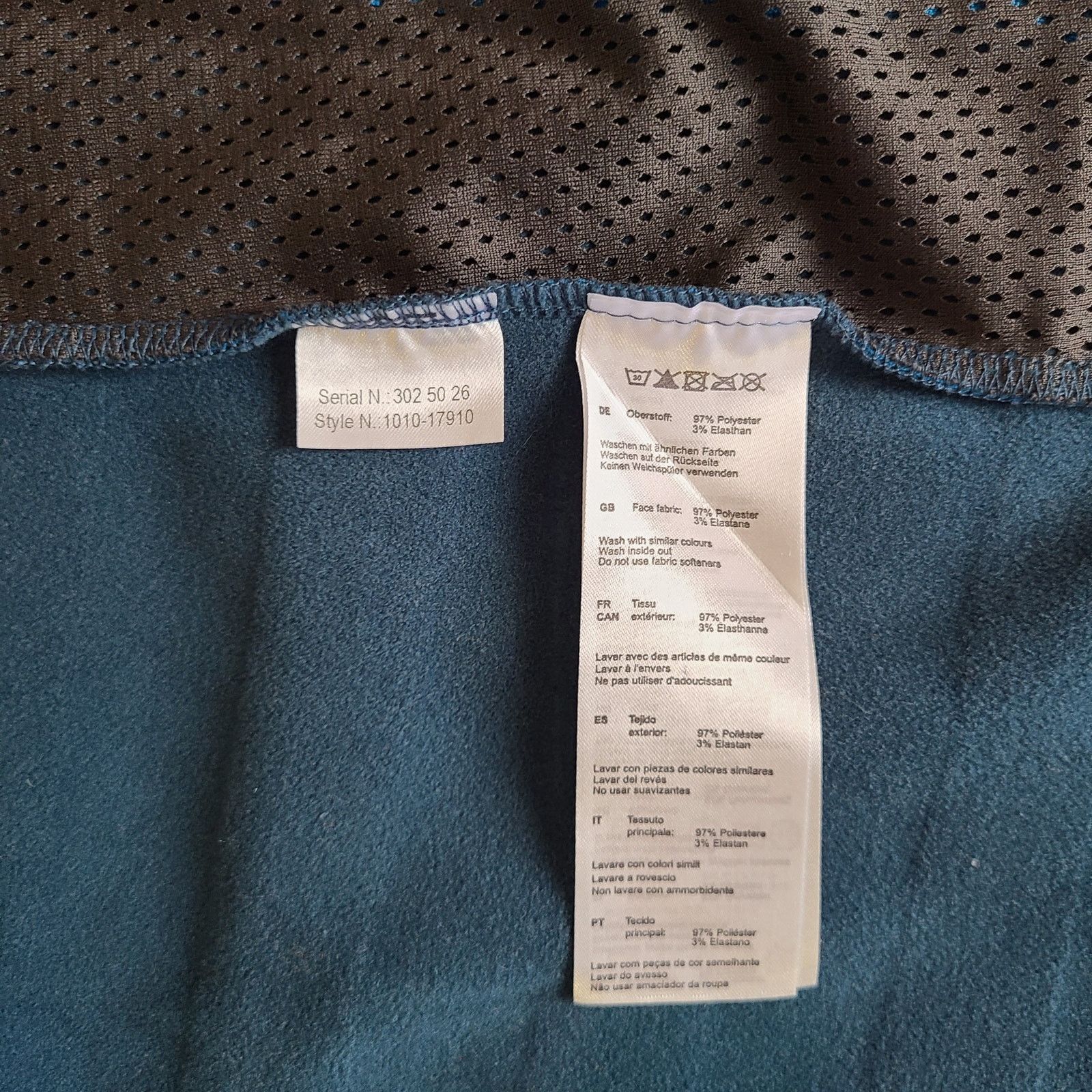 Mammut Mammut Blue & Navy Striped Turtleneck Jacket L, Women's Size L / US 10 / IT 46 - 17 Thumbnail