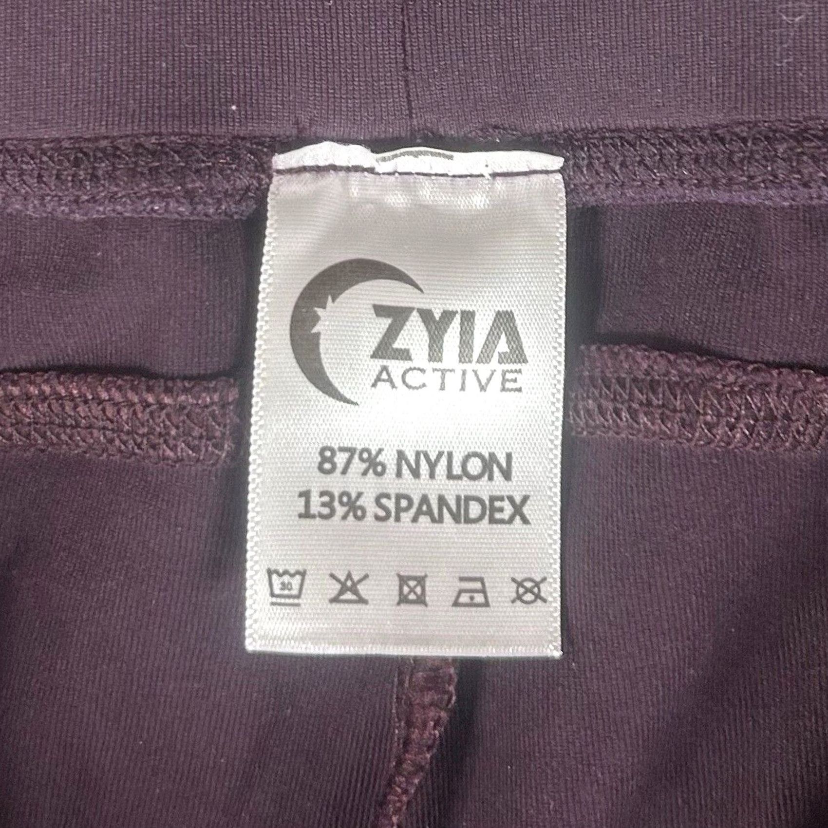 Vintage ZYIA Active Jogger Pants Leggings Womens S Purple Drawstring Pockets Gym Run Size 28" / US 6 / IT 42 - 4 Thumbnail