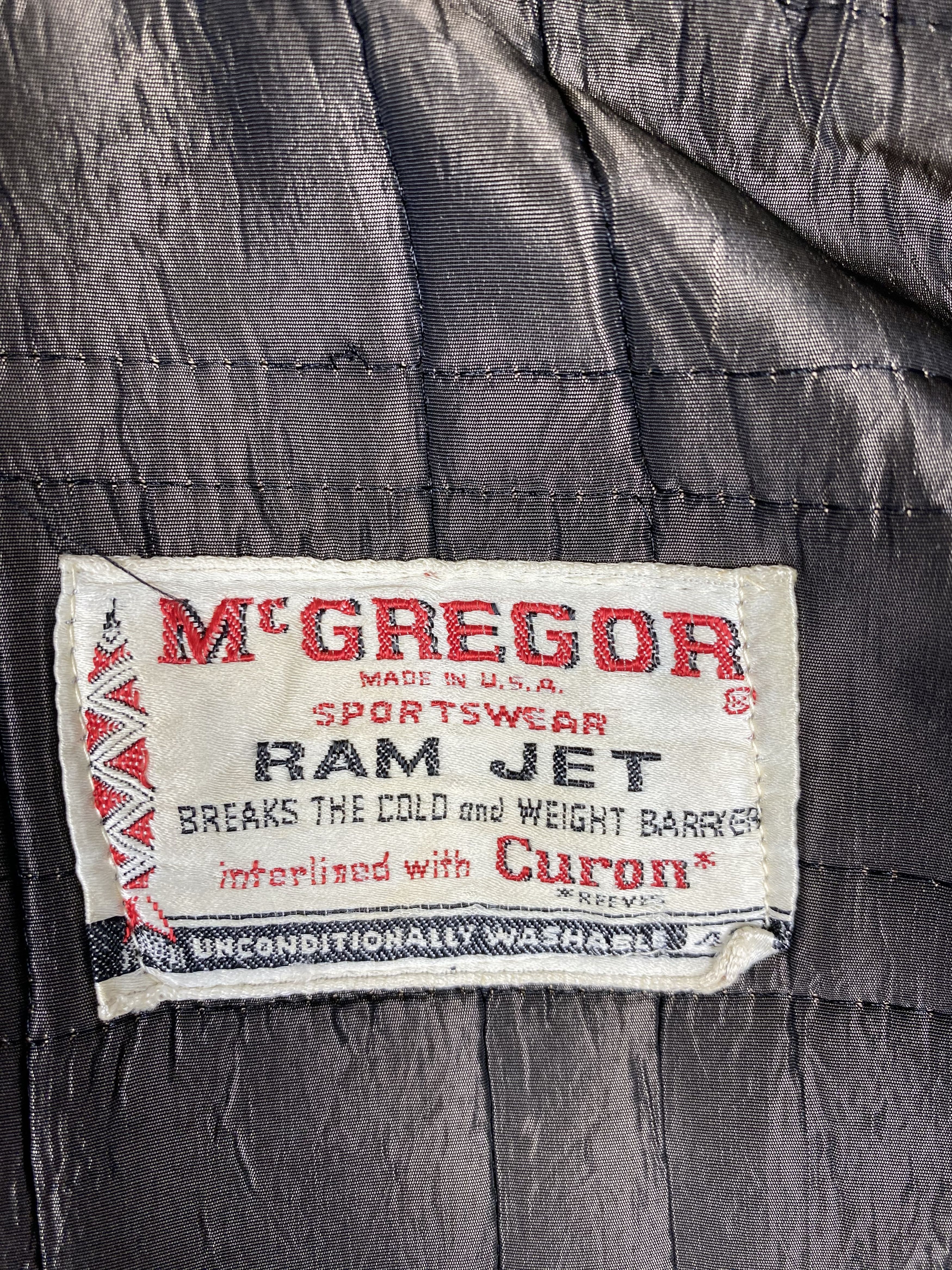 McGregor Vintage McGregor Zip Up Bomber Jacket Size US XL / EU 56 / 4 - 8 Thumbnail