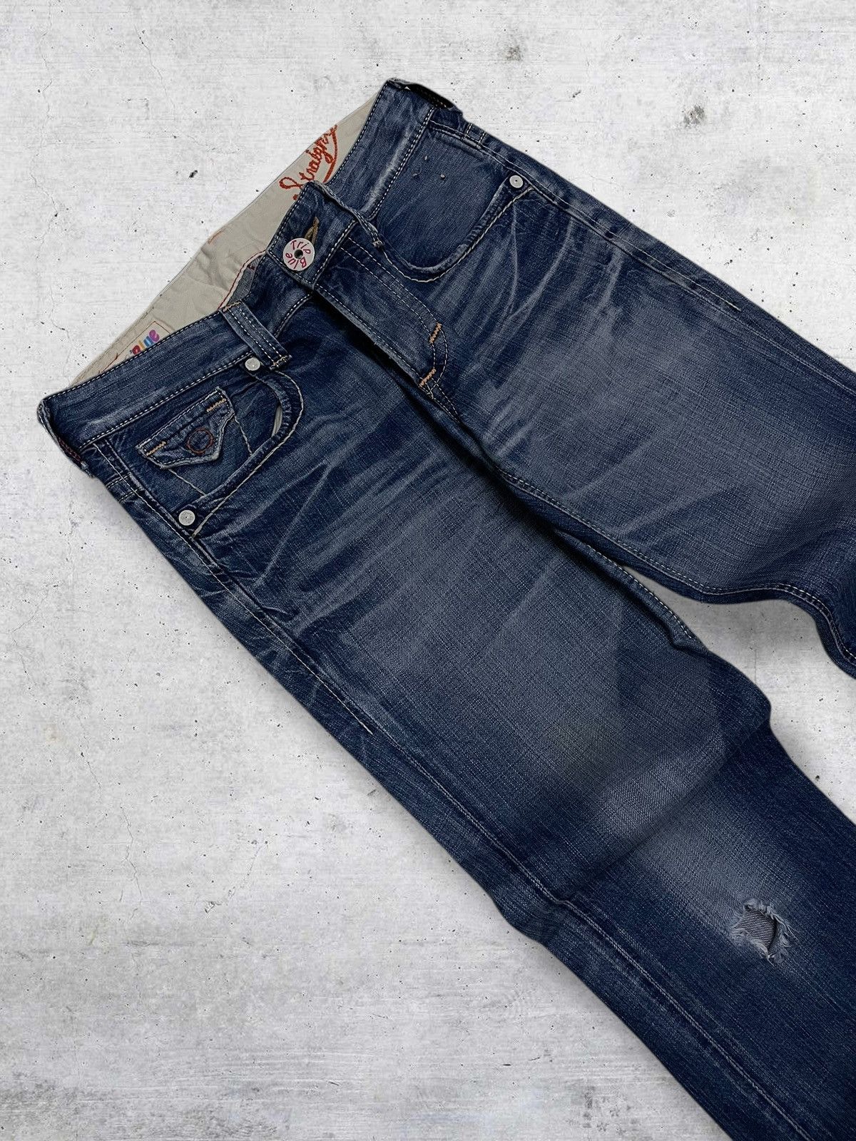 Edwin VINTAGE EDWIN BLUE TRIP JAPAN DESIGNER FAMOUS STYLISH DENIM Size US 32 / EU 48 - 7 Thumbnail