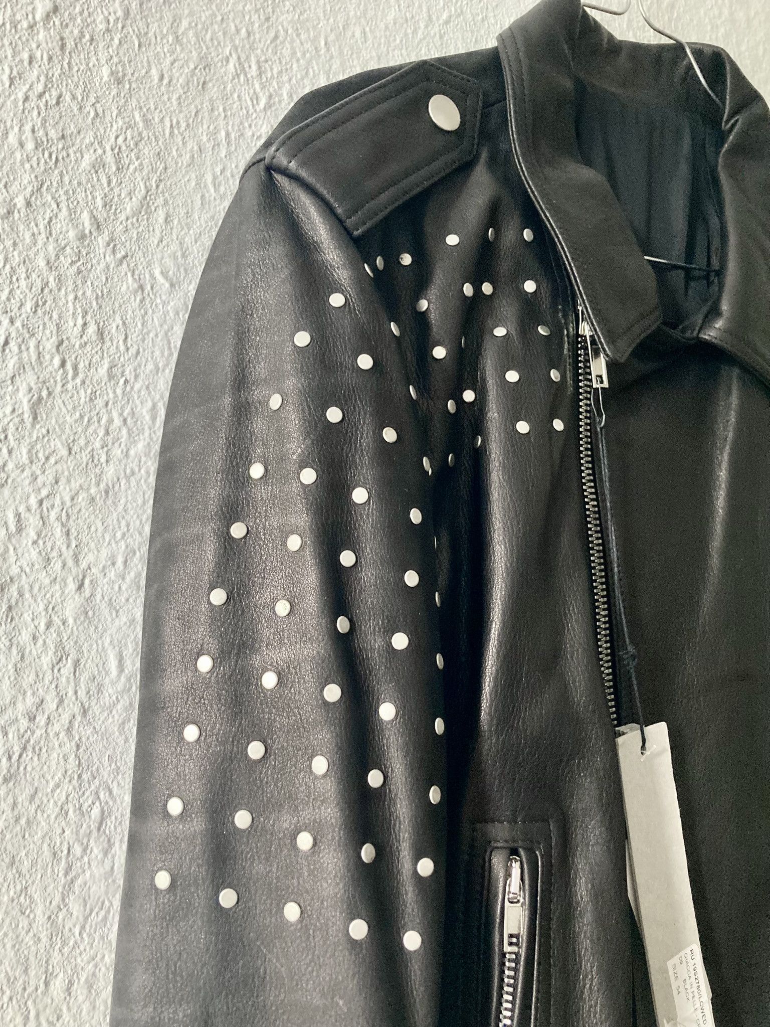 Rick Owens SS19 "BABEL" Studded Stooges LCW Leather Jacket Rick Owens Size US L / EU 52-54 / 3 - 6 Thumbnail
