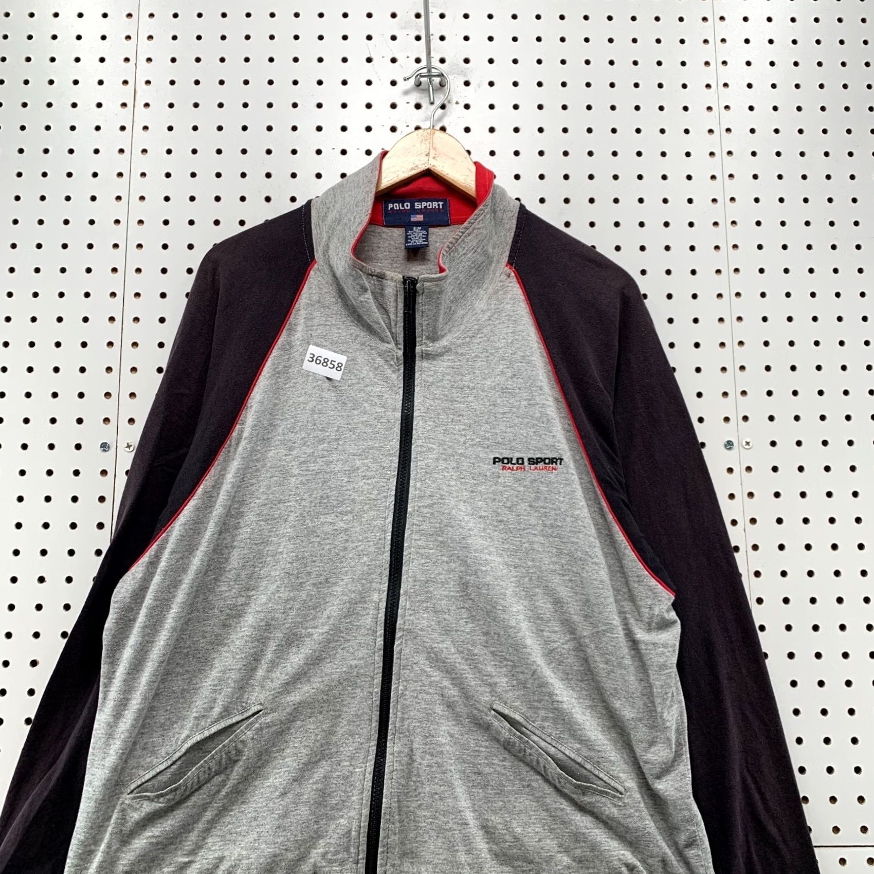Vintage VINTAGE Polo Sport Jacket Mens M Gray Faded Zip Size US M / EU 48-50 / 2 - 4 Thumbnail