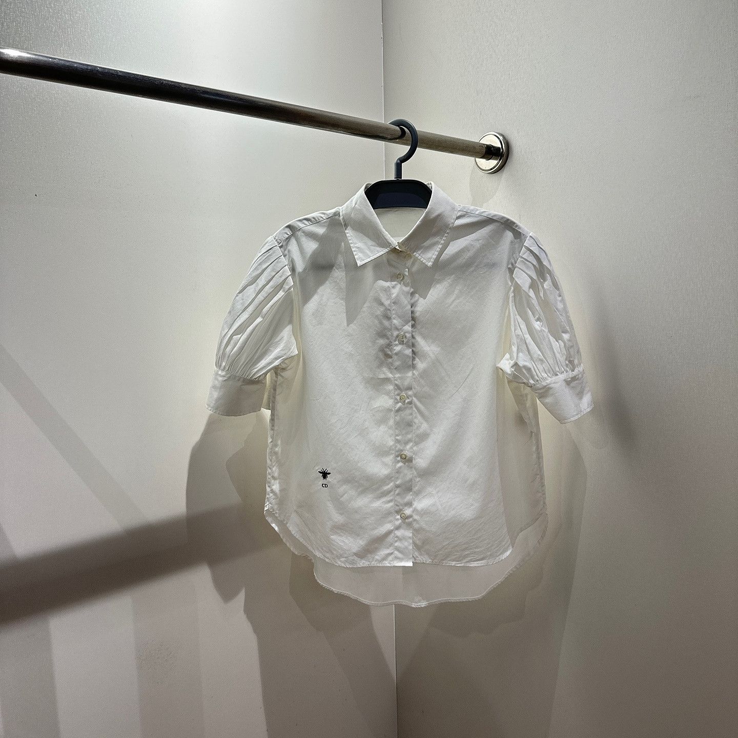 Dior Dior Bee Embroidered Button Up Shirt FR 34 Size XS / US 0-2 / IT 36-38 - 1 Thumbnail