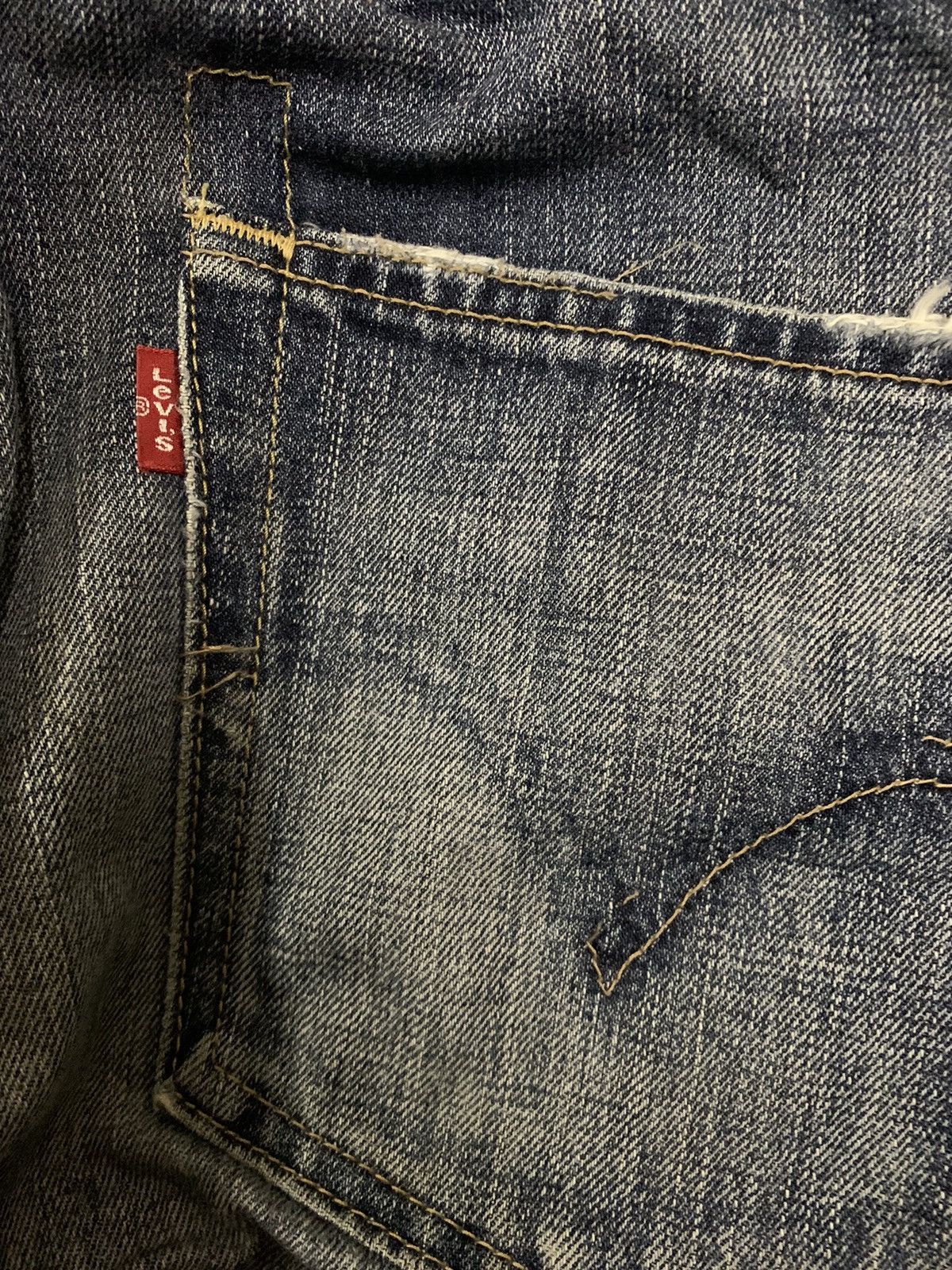 Levi's Vintage 90s Levis 505 Mud Wash Distressed Grunge Jeans Size US 34 / EU 50 - 13 Thumbnail
