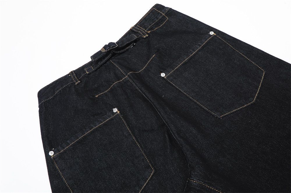 Jean Men's loose wide-leg straight American street trend jeans Size US 34 / EU 50 - 5 Thumbnail