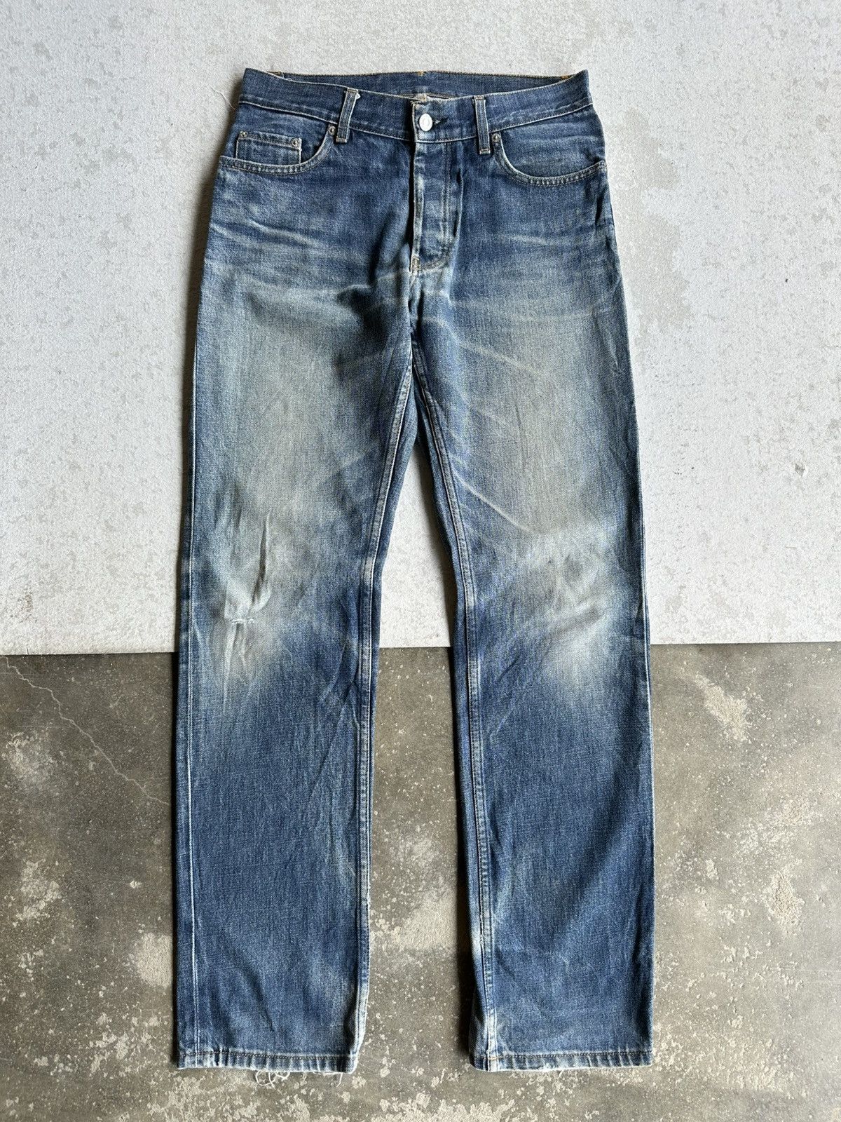 Helmut Lang STEALS 🔥🔥 Vintage HELMUT LANG Jeans 1990’s RARE Denim Pants Size US 30 / EU 46 - 1 Thumbnail