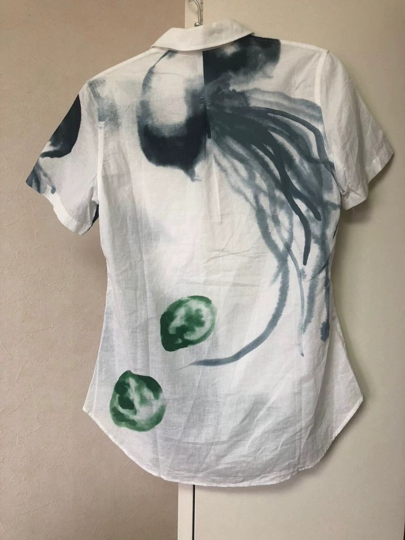 Yohji Yamamoto Yohji YamamotoJellyfish ink shirt 2503-Nextarrow Size US S / EU 44-46 / 1 - 2 Thumbnail