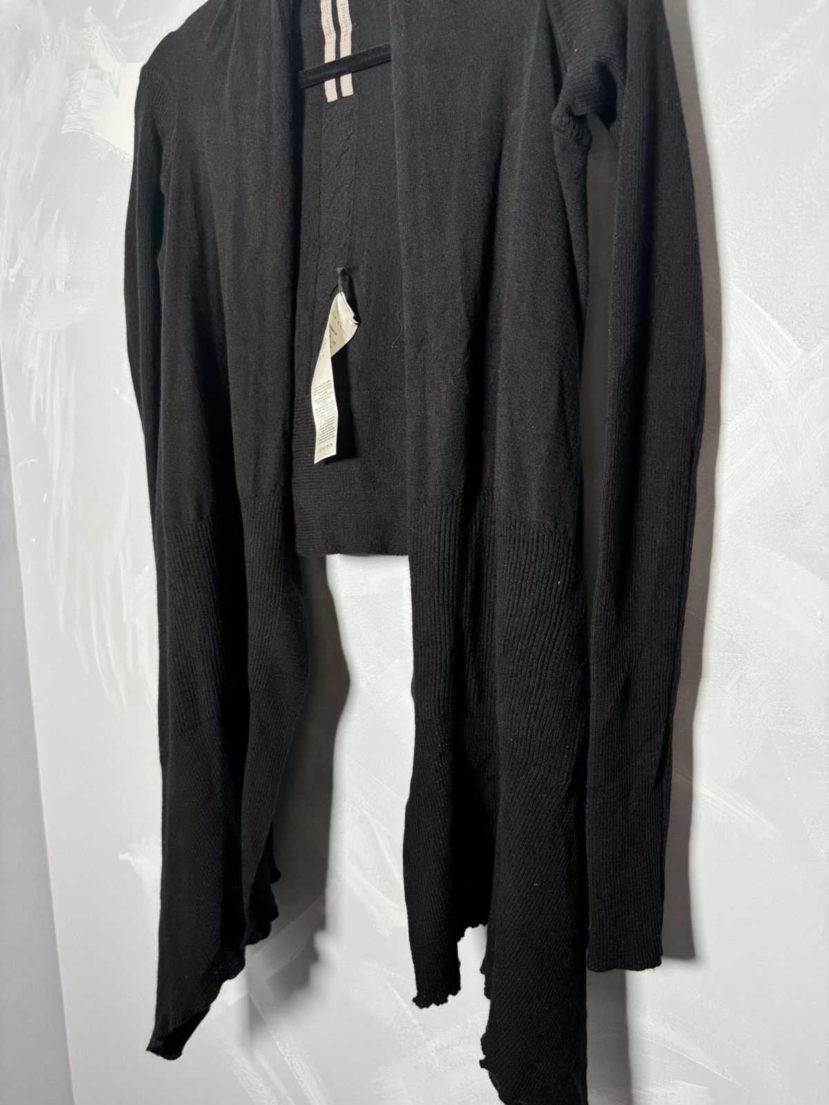 Rick Owens × Rick Owens Drkshdw Rick Owens Open Front Long Sleeve Cardigan Black Size US XS / EU 42 / 0 - 3 Thumbnail