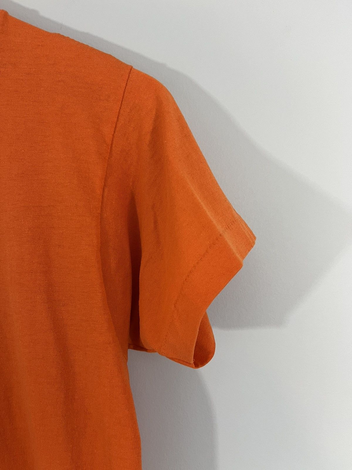 Vintage Single Stitch Blank Basic Distressed 80s Tee Size US S / EU 44-46 / 1 - 3 Thumbnail