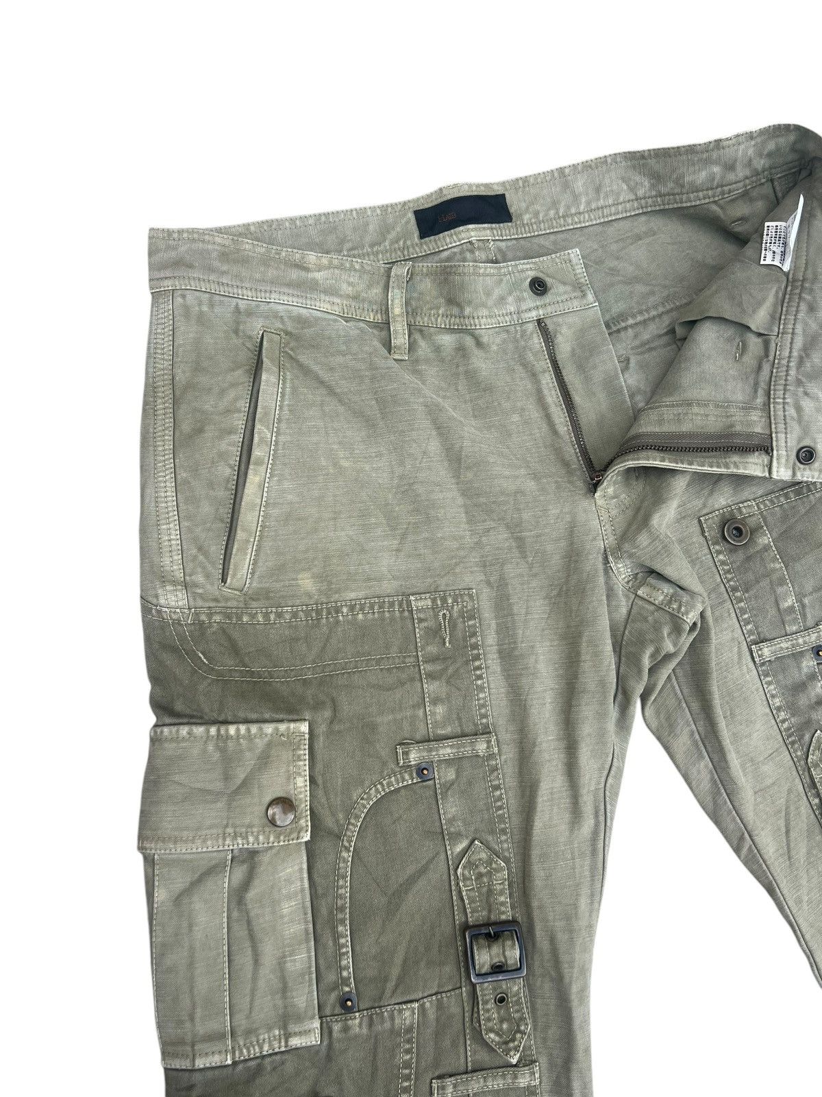 Kiminori Morishita HALB Japan Multi Pocket Fade Olive Green Trouser Pant Size US 32 / EU 48 - 6 Thumbnail