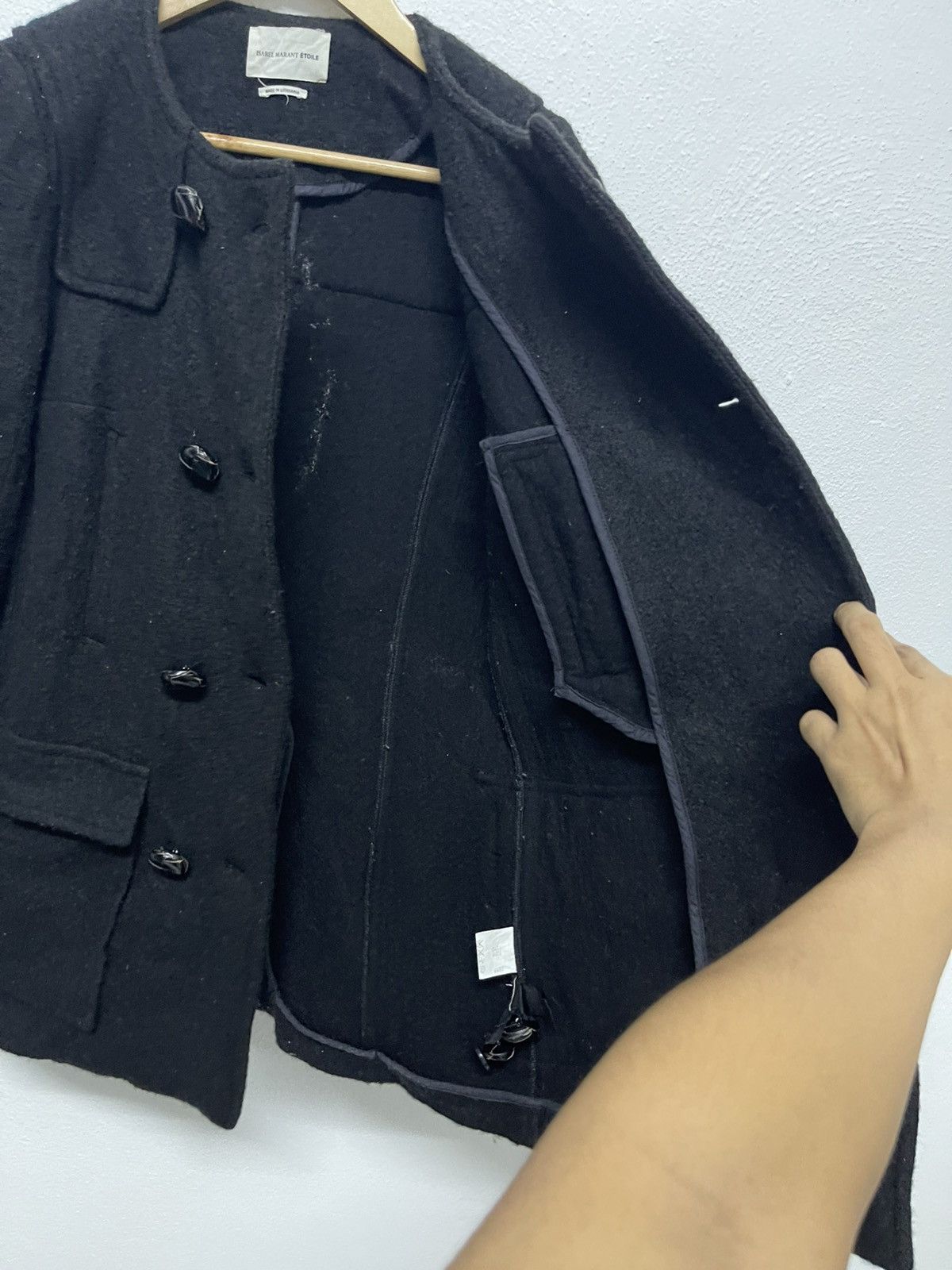 Isabel Marant 90s ISABEL MARANT ETOILE CLIFFORD COAT WOOL RARE Size XS / US 0-2 / IT 36-38 - 12 Thumbnail