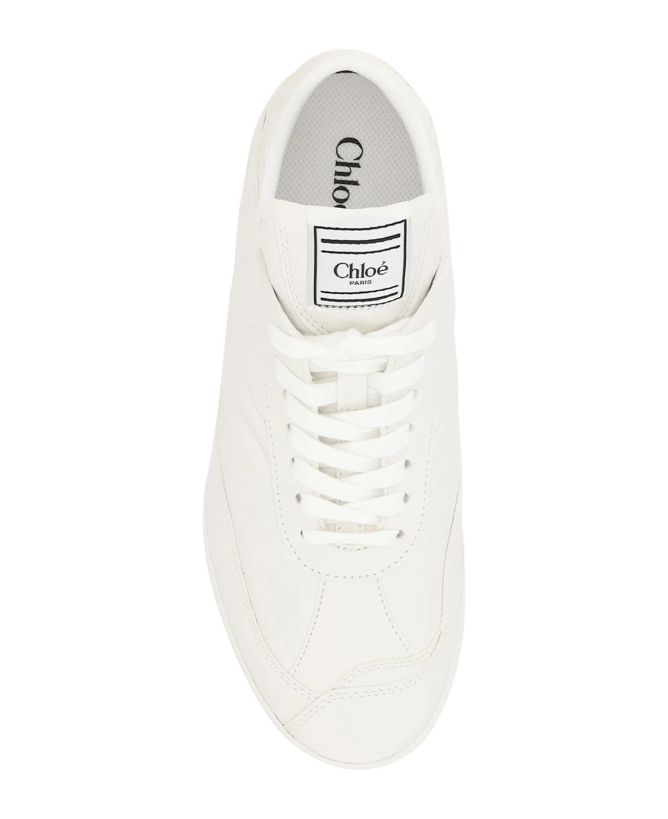 Chloe o1loc1c10226 Kick Low-Top Sneakers in White Size US 7 / IT 37 - 4 Thumbnail
