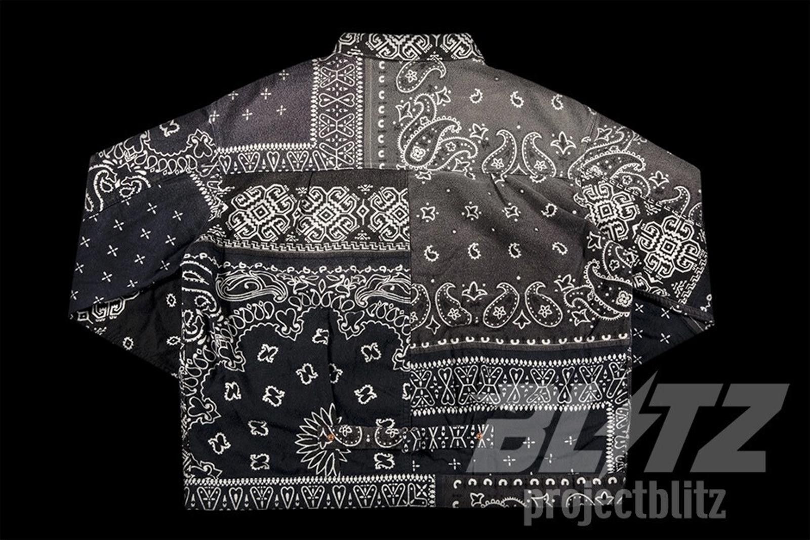 Kapital Kapital Flannel Reversible Bandana 1st Jacket Black Size 5 Size US XXL / EU 58 / 5 - 3 Thumbnail