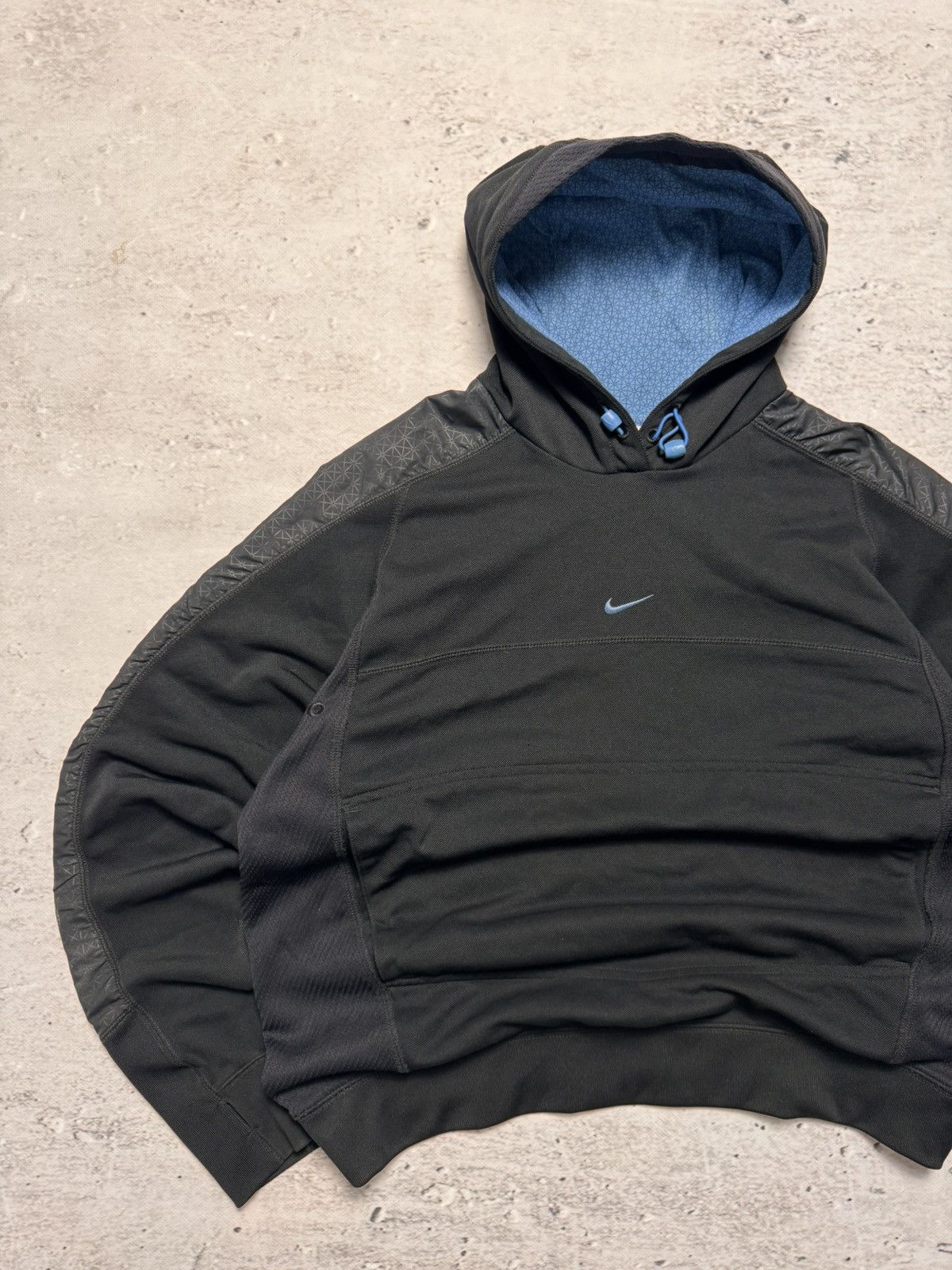 Nike × Vintage NIKE VINTAGE CENTER LOGO OVERSIZE BOXY HOODIE Size US M / EU 48-50 / 2 - 2 Thumbnail