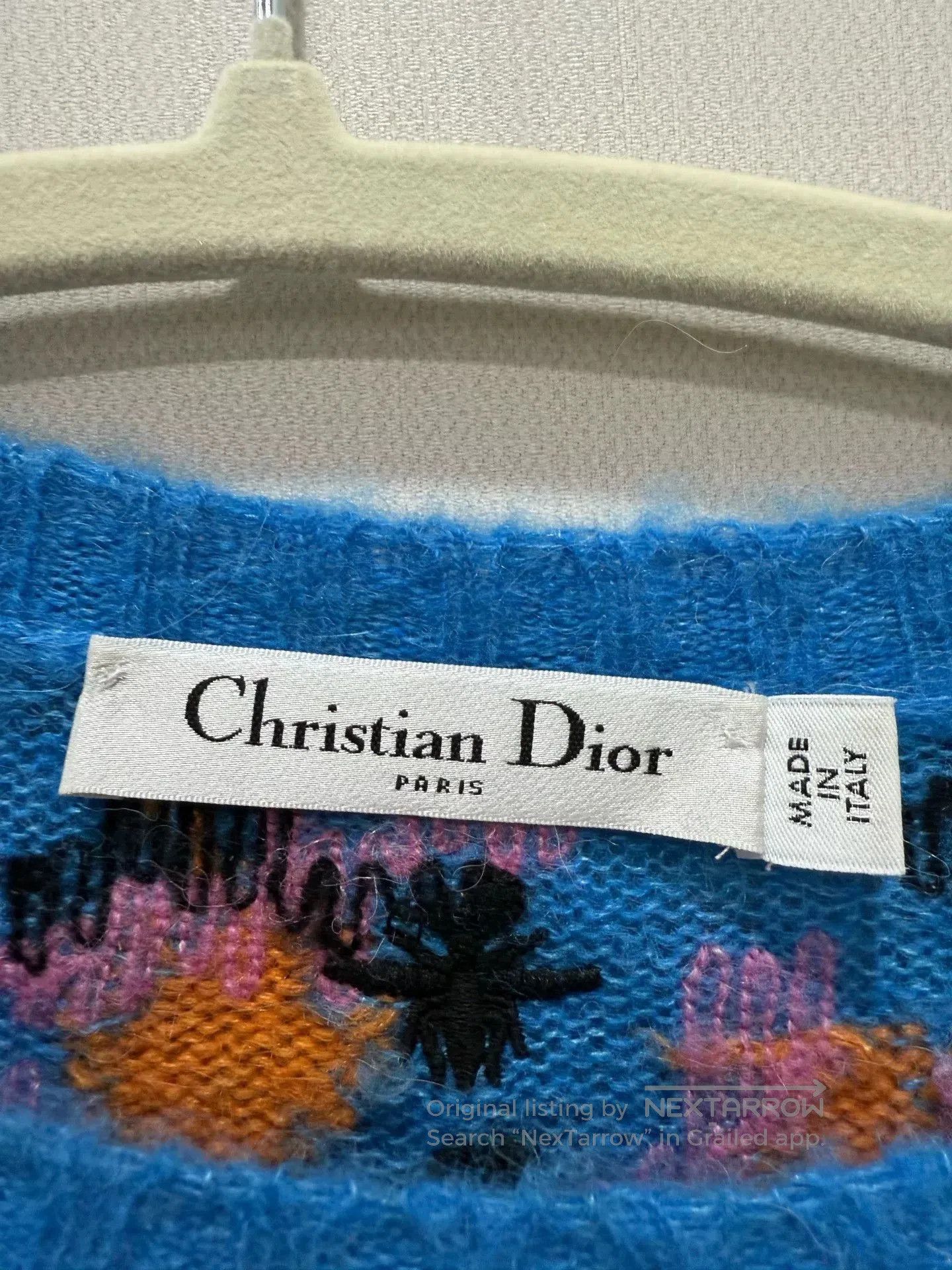 Dior Dior Leopard Embroidery Short Sleeve Sweater. Size S / US 4 / IT 40 - 2 Thumbnail