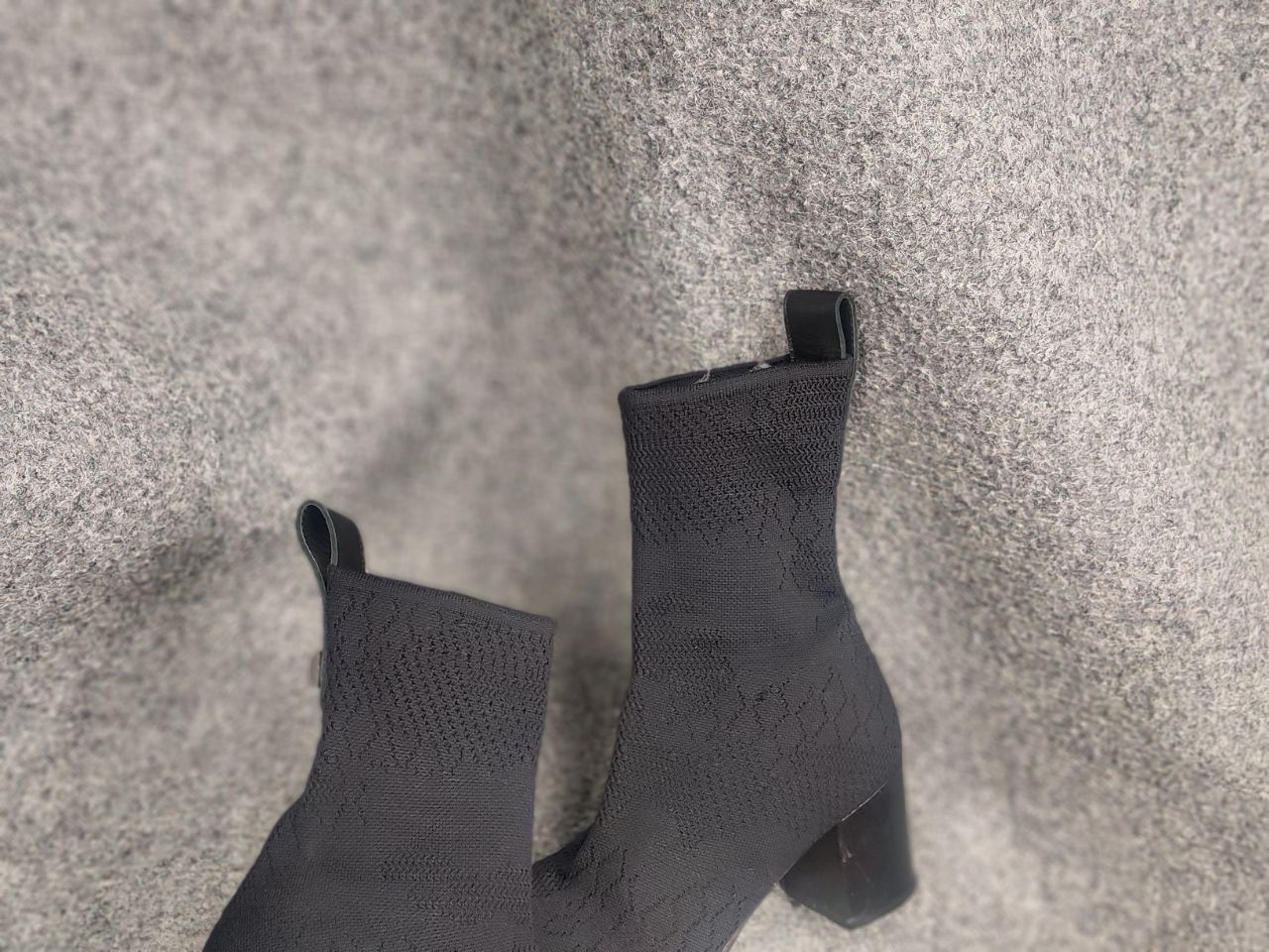 Zadig & Voltaire Zadig & Voltaire Design Studded Accents Sock Black Boots Size US 6 / IT 36 - 19 Thumbnail
