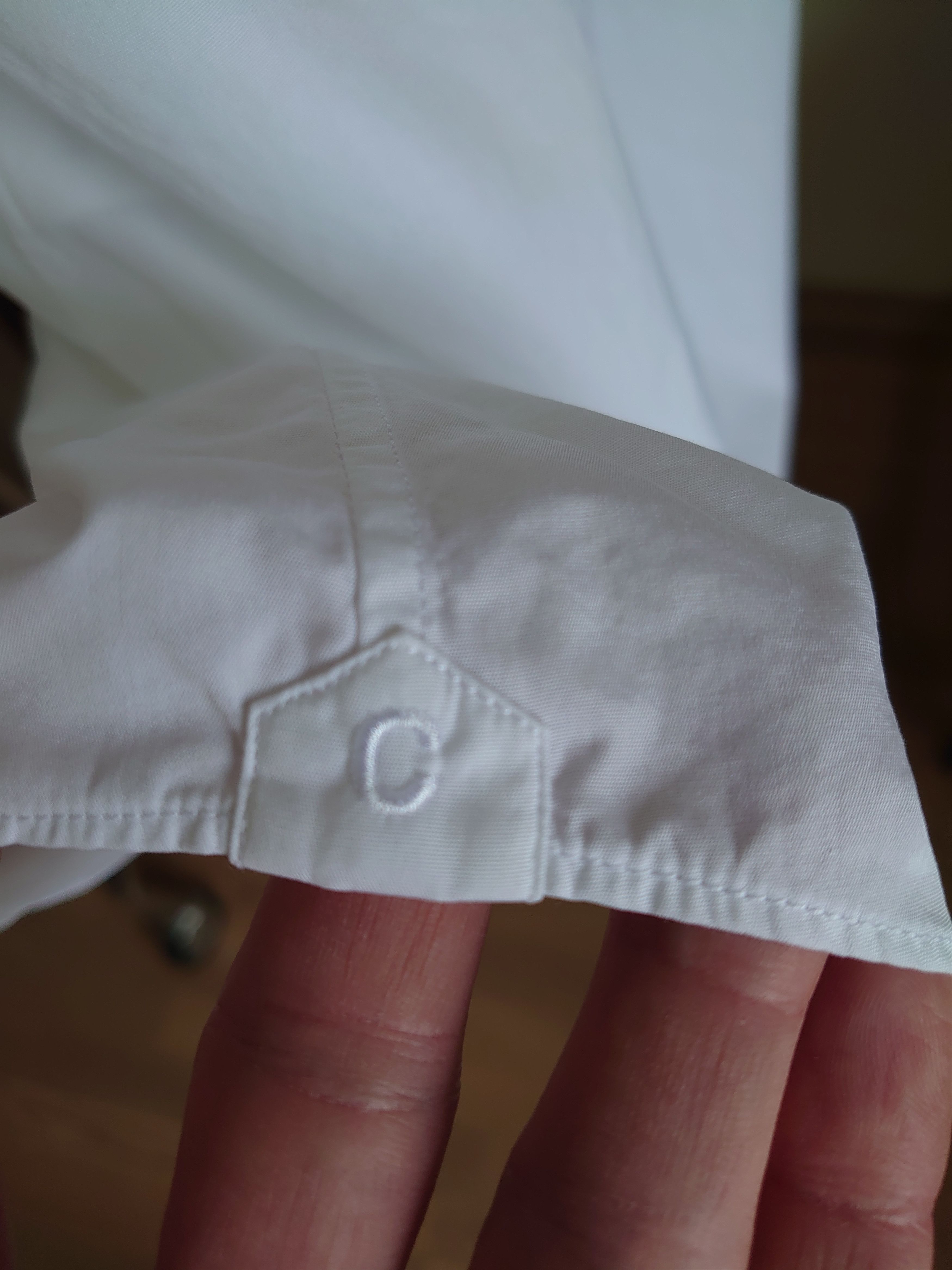 Celine CELINE, white dress shirt, size 41 (small Medium) Size US M / EU 48-50 / 2 - 3 Thumbnail