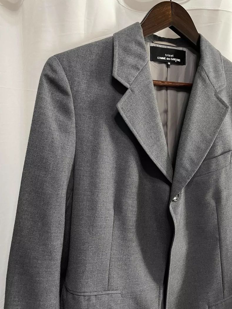 Comme des Garcons Comme des Garçons Dark grey casual jacket Size US M / EU 48-50 / 2 - 3 Thumbnail