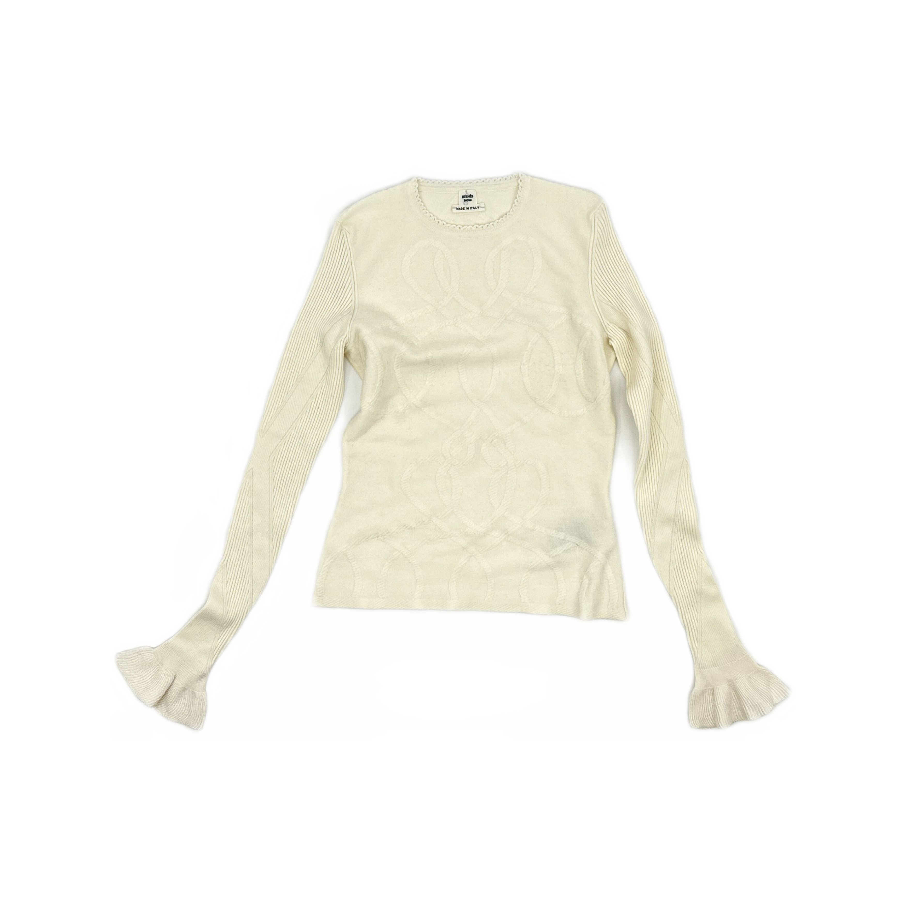 Hermes Hermès Wool Blend Knit Sweater Size 34 Size XXS / US 00 / IT 34 - 1 Thumbnail