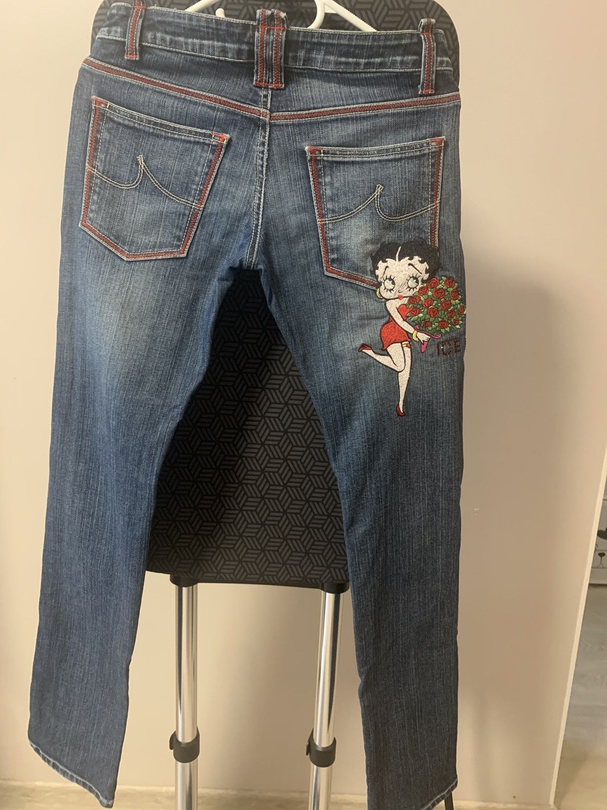 Iceberg Iceberg Betty Boop Vintage Jeans W26 Size 26" / US 2 / IT 38 - 5 Thumbnail