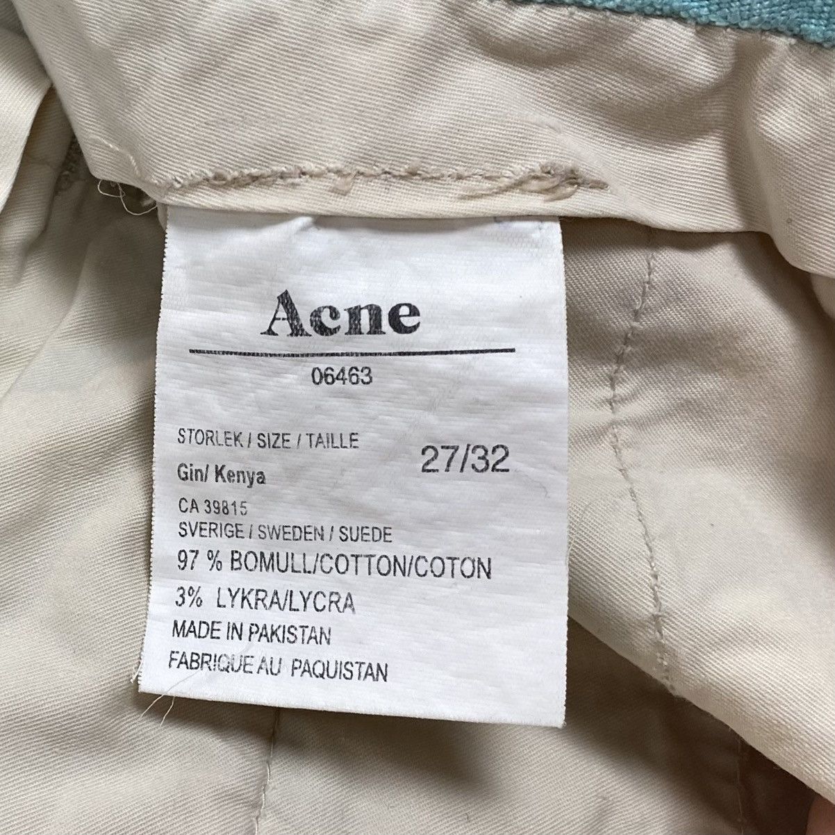 Acne Studios Acne Studios Straight Trousers Jeans Women’s Size 27*32 Size 27" / US 4 / IT 40 - 6 Thumbnail
