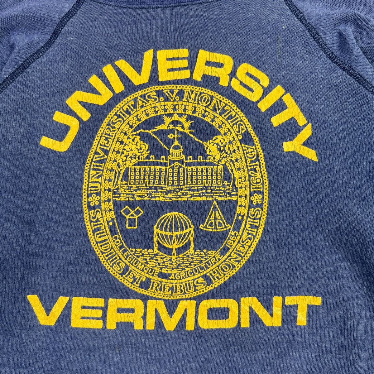 Vintage Vintage 70s University of Vermont Sweatshirt Size US XL / EU 56 / 4 - 3 Thumbnail