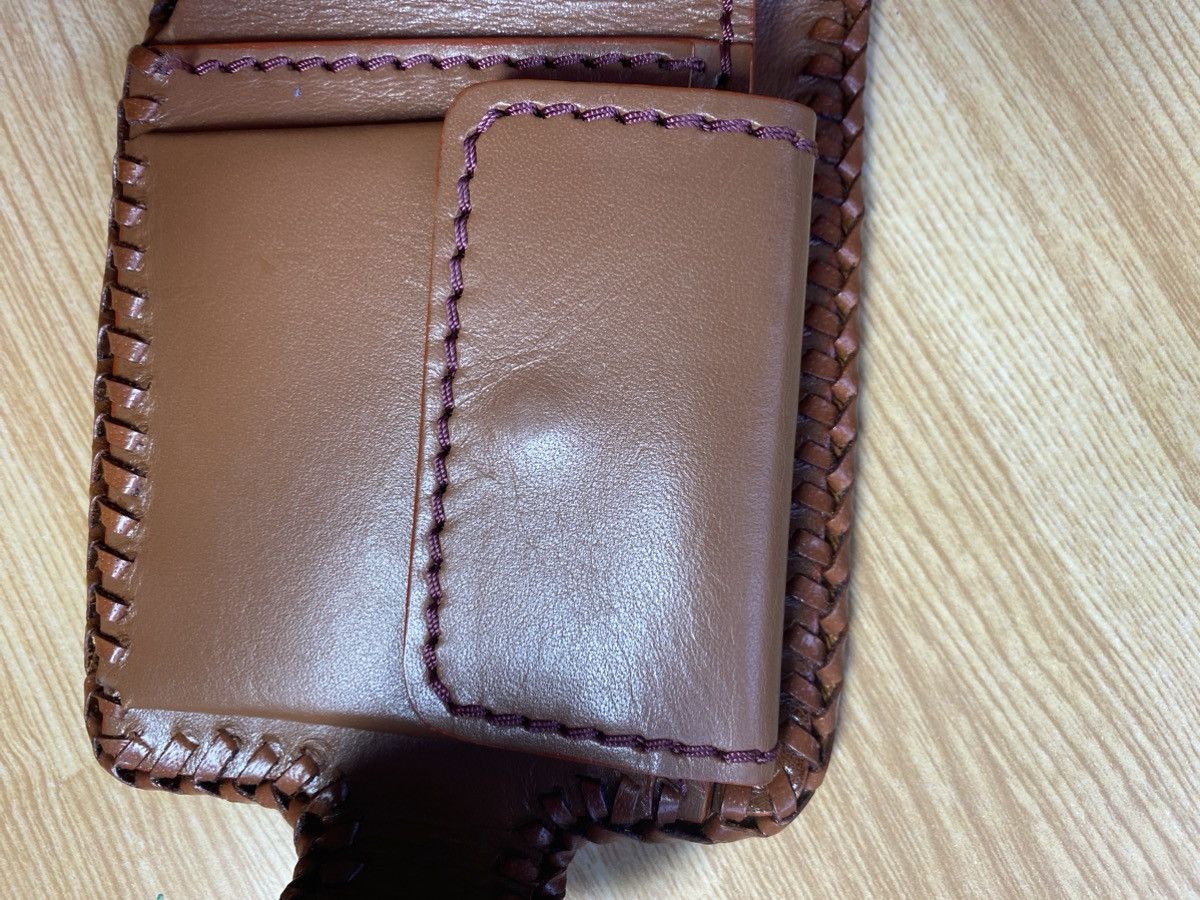 Japanese Brand × Leather × Vintage Leather Bifold Wallet Vintage Look Size ONE SIZE - 6 Thumbnail