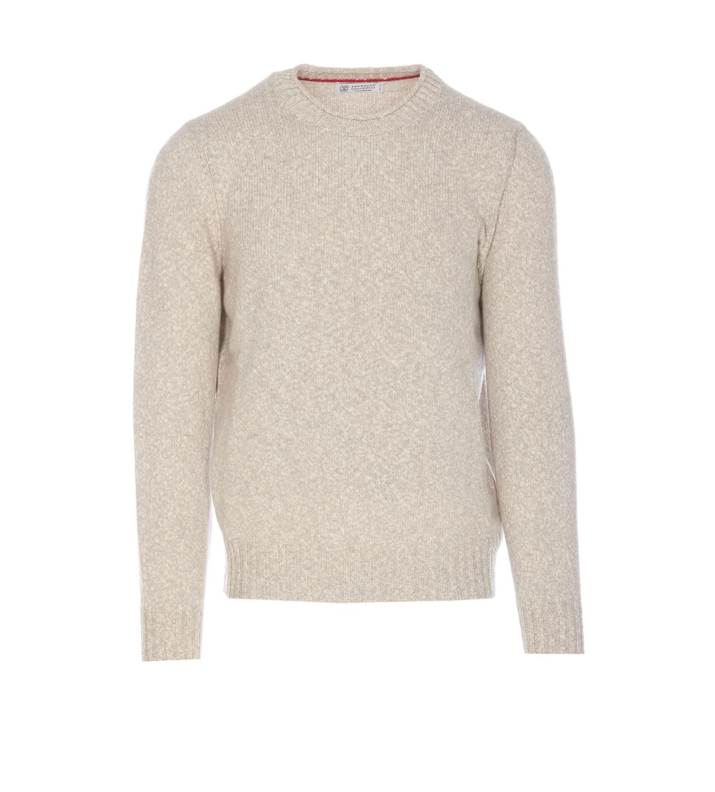 Brunello Cucinelli o1y0526 Cashmere Blend Sweater in Light Gray Size US M / EU 48-50 / 2 - 1 Thumbnail