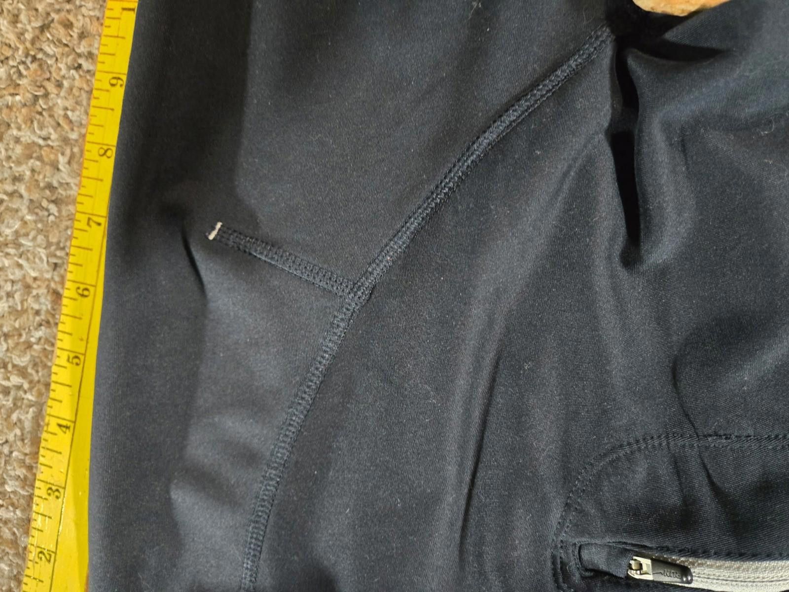 Nike nike dri fit 1/4 zip L Zip Pocket Thumb Holes Dark Blue Gray Size ONE SIZE - 4 Thumbnail