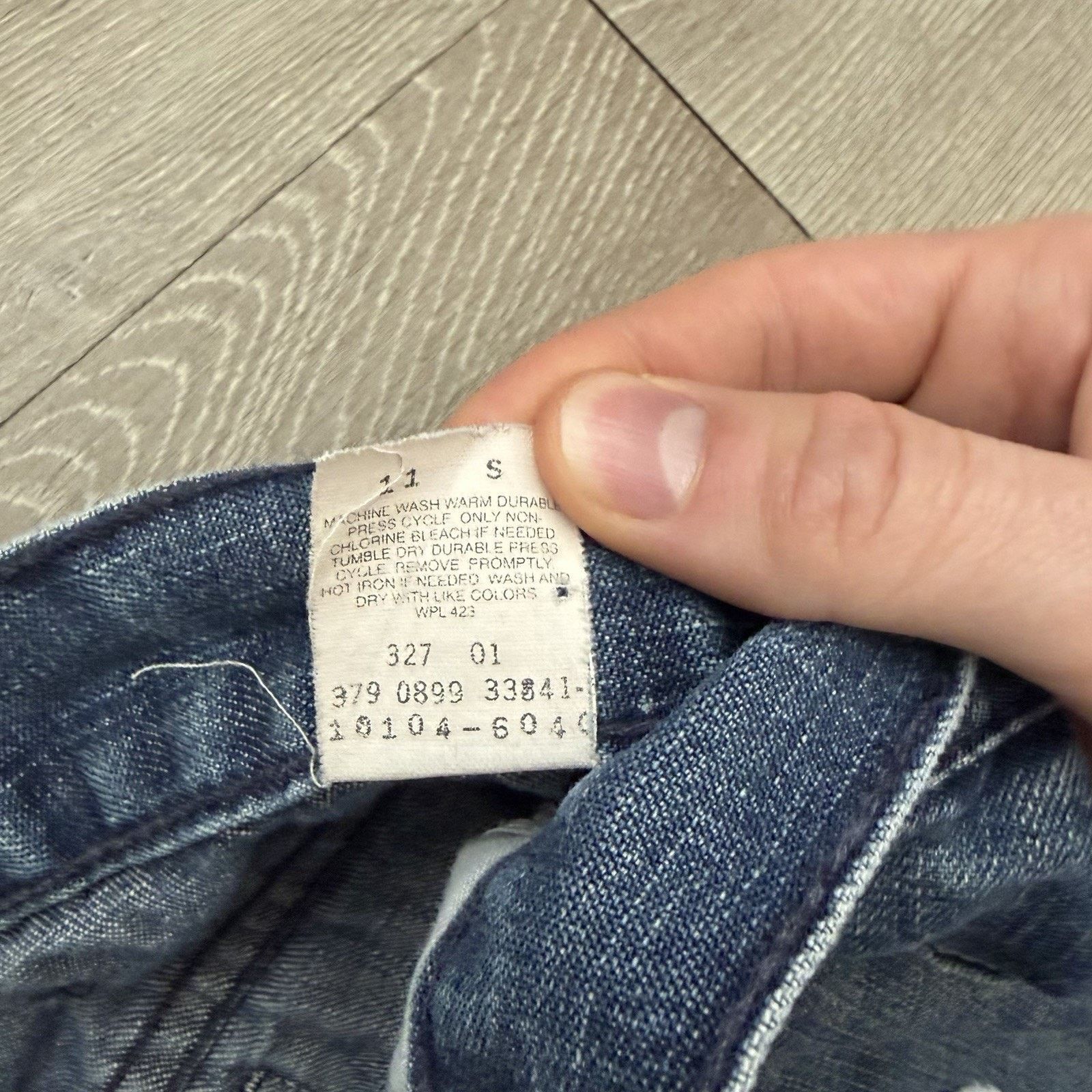 Levi's Rare Vintage 90s Levi’s Sta Prest 31x27 Denim Blue Jeans Size US 31 - 11 Thumbnail