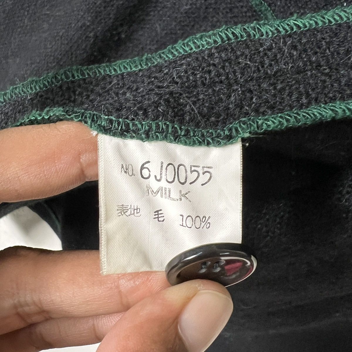 Japanese Brand Vintage MilkBoy Milk Boy Wool Layered Jacket made In Japan Size US L / EU 52-54 / 3 - 16 Thumbnail