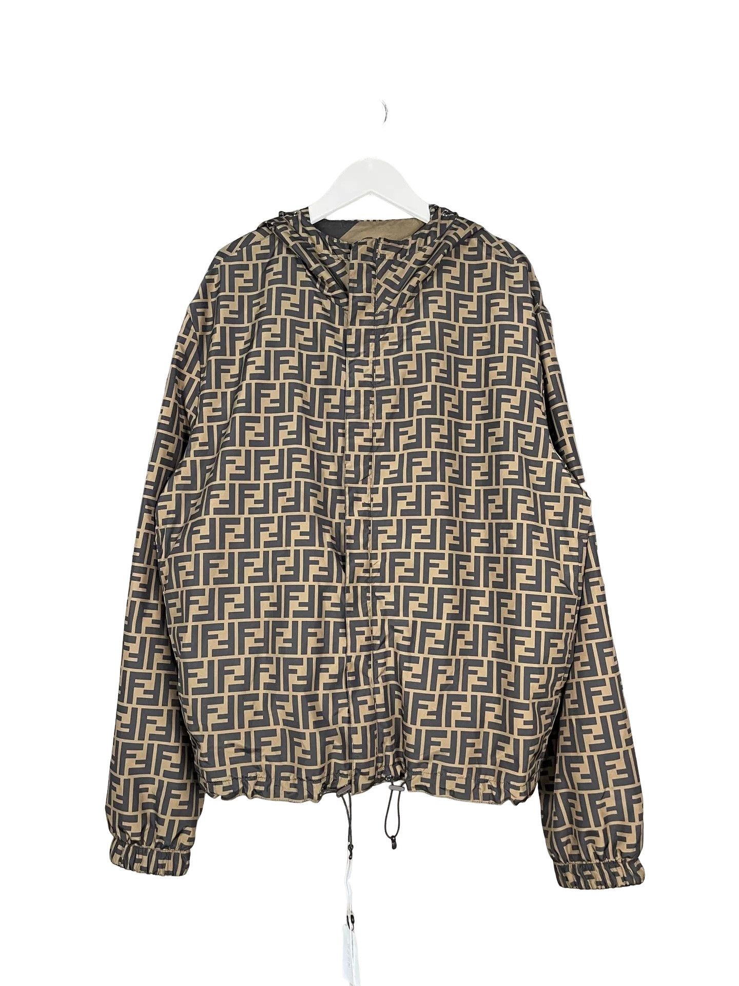 Fendi Fendi Reversible Logo Windbreaker Size M Size US M / EU 48-50 / 2 - 1 Thumbnail