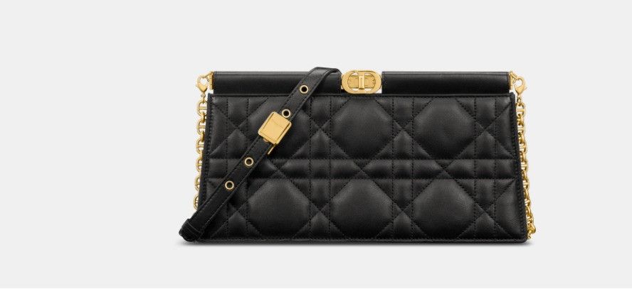 Dior o1w1db11124 Size: OS / Caro Colle Noire Clutch in Black Size ONE SIZE - 2 Thumbnail