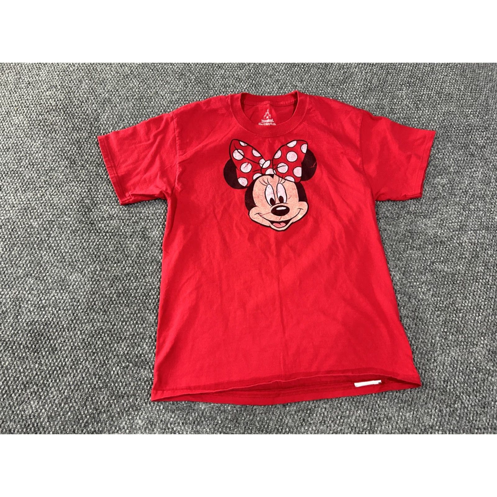 Disney Disney Minnie Mouse Shirt Mens Medium Red Double Sided Graphic Tee Hanes Size US M / EU 48-50 / 2 - 3 Thumbnail