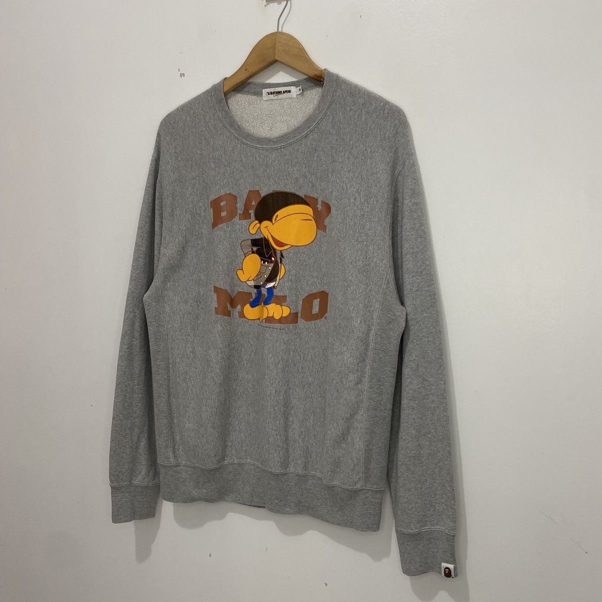 Bape Baby Milo Crewneck Size US M / EU 48-50 / 2 - 2 Thumbnail