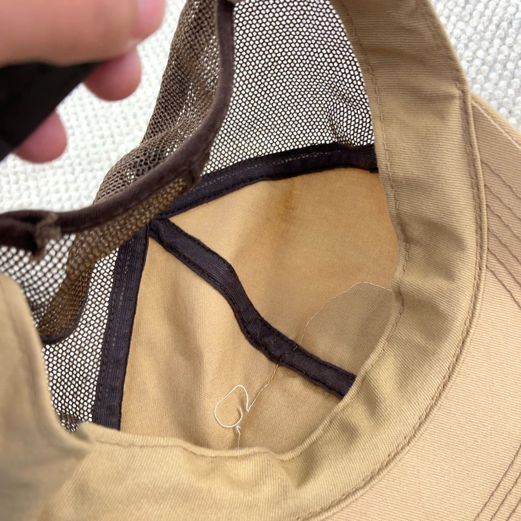 Vintage VINTAGE American Trucker Hat Men Adjustable 80s 90s Retro USA Casual Outdoor Brown Size ONE SIZE - 7 Thumbnail