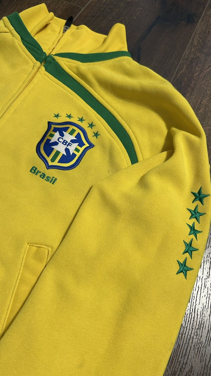Nike Retro BRAZIL 2008 Home Jacket Nike Authentic Size US S / EU 44-46 / 1 - 2 Thumbnail