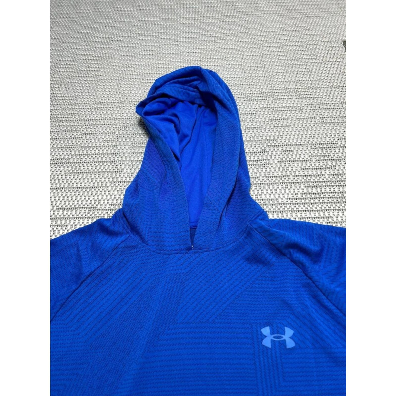 Under Armour Under Armour Hoodie Mens Medium Blue Pullover Size US M / EU 48-50 / 2 - 2 Thumbnail