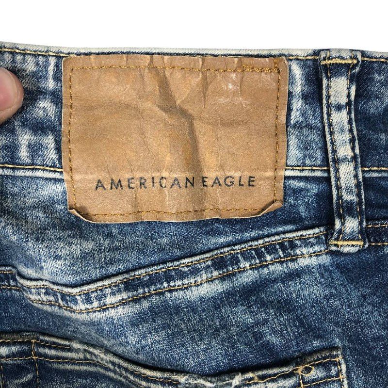 American Eagle Outfitters Vintage American Eagle super skinny Distressed Jean pant Size US 30 / EU 46 - 11 Thumbnail
