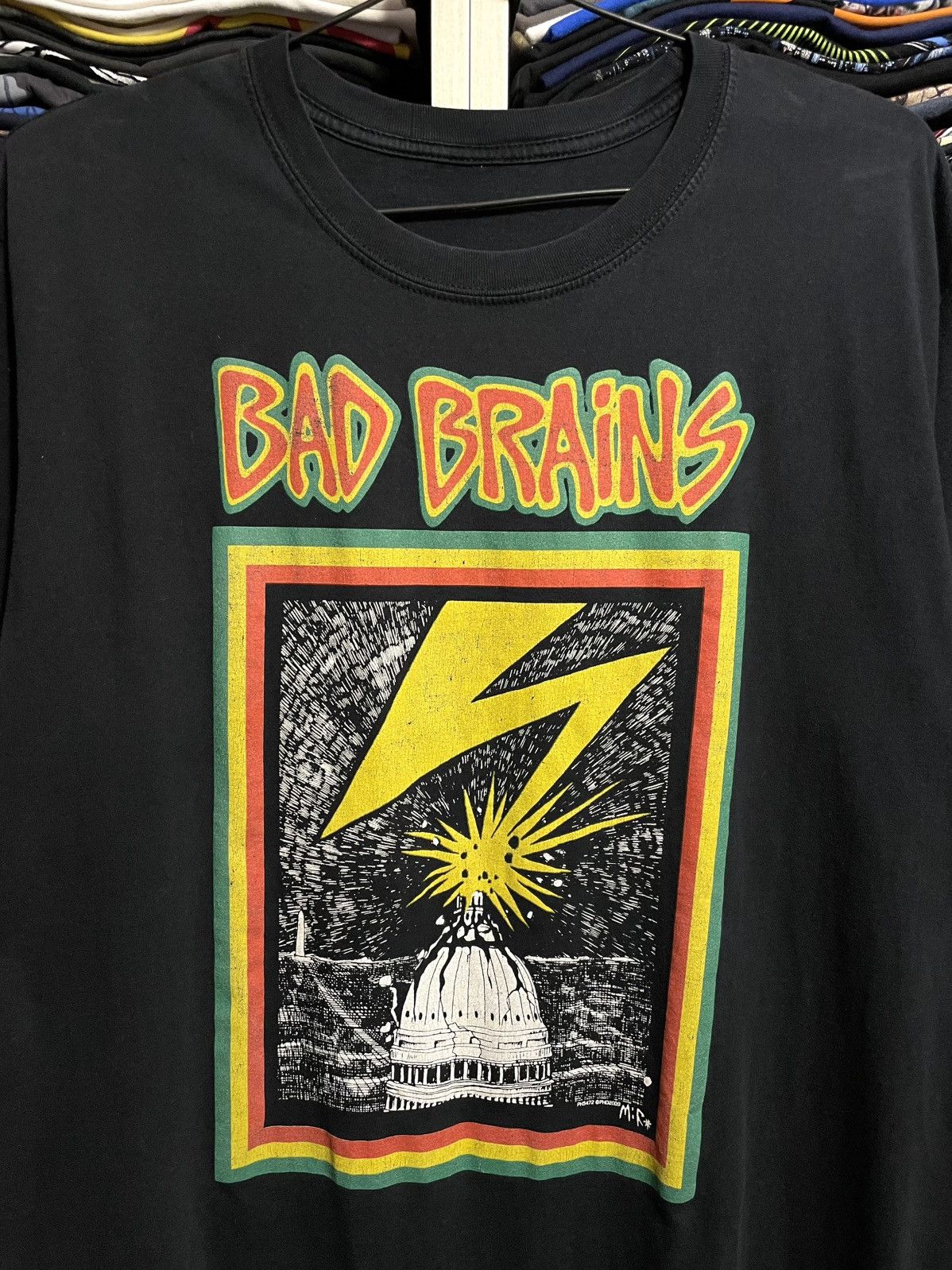 Band Tees Vintage 00s Bad Brains Capitol Punk Rock Band T-Shirt Size US XL / EU 56 / 4 - 3 Thumbnail