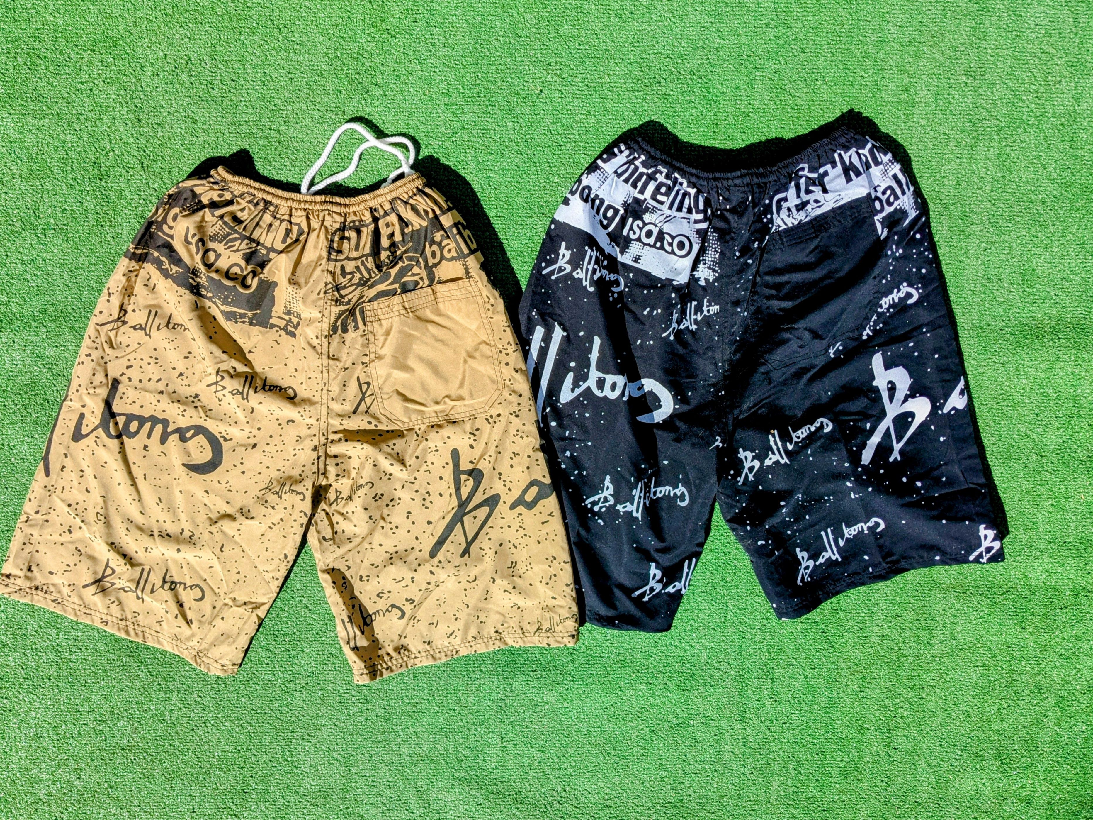 Designer Bali Surfing Sport Beach Long Bathing Suit Drawstring Shorts Size US 32 / EU 48 - 2 Thumbnail