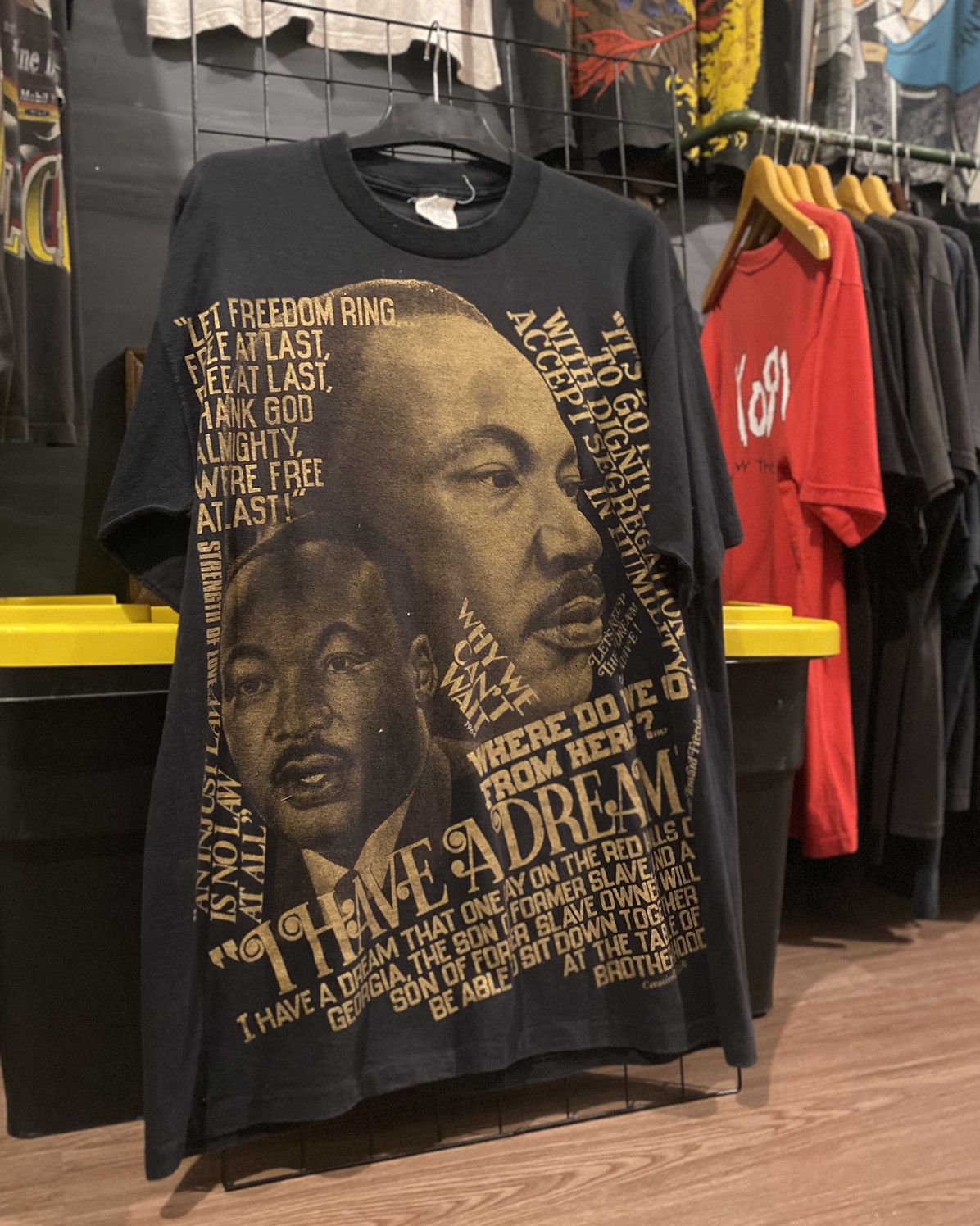 Vintage T Shirt Martin Luther King Vintage AOP Dream Black History Size US XL / EU 56 / 4 - 1 Thumbnail