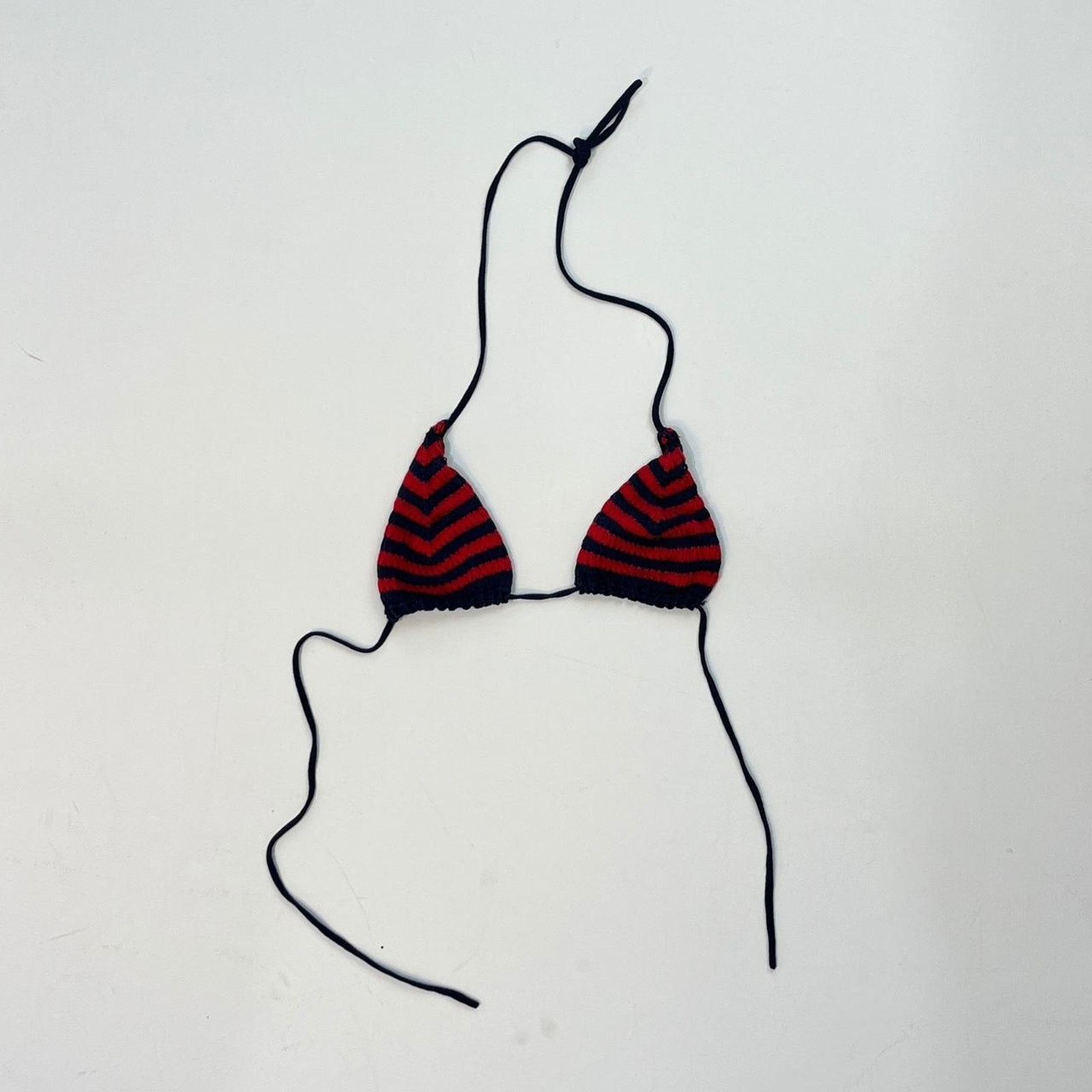 Miu Miu Miu miu crochet triangle bra Size S / US 4 / IT 40 - 1 Thumbnail