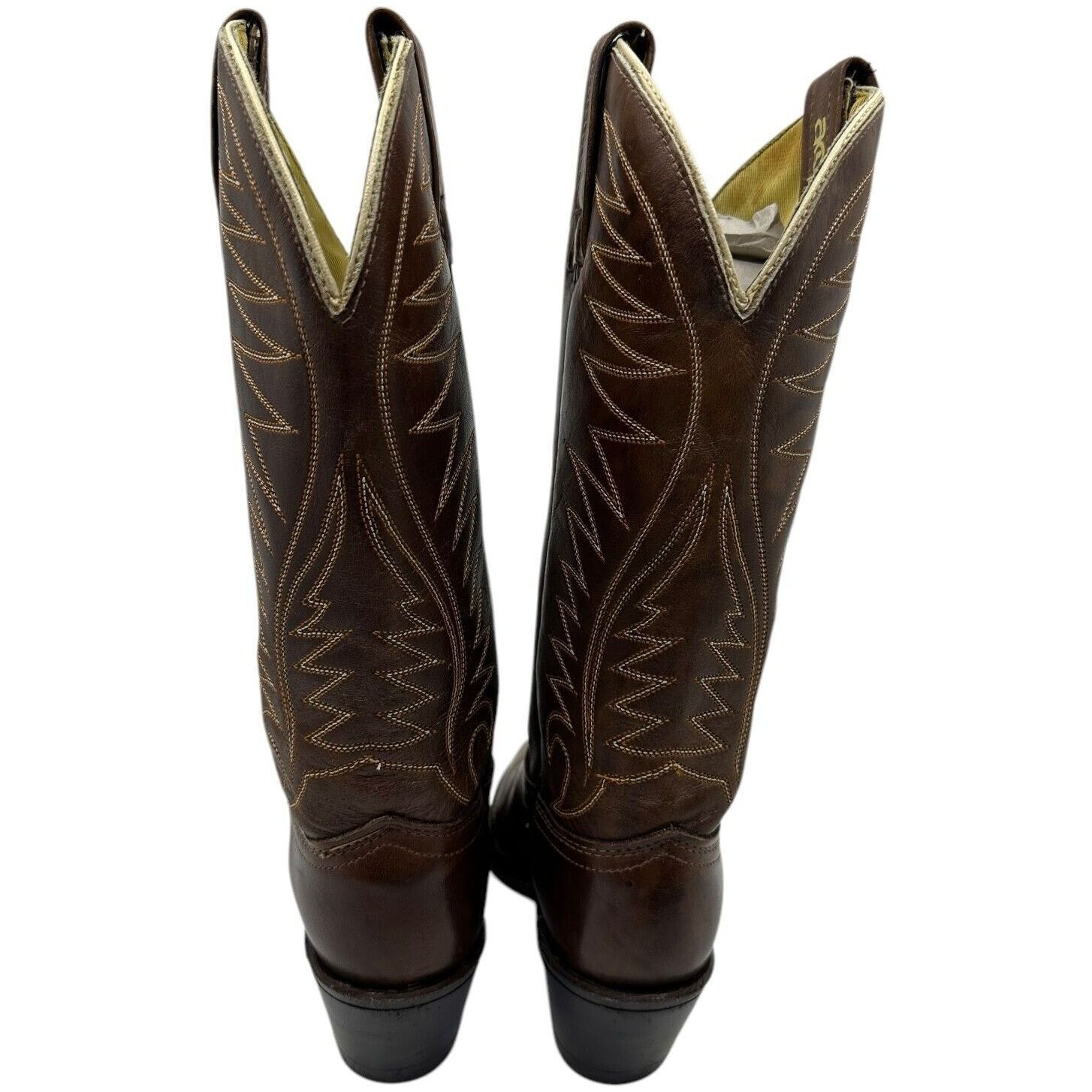 Acme Clothing Vintage Acme Men's Cowboy Western Boots Brn Leather USA 5C Size US 5 / EU 37 - 8 Thumbnail