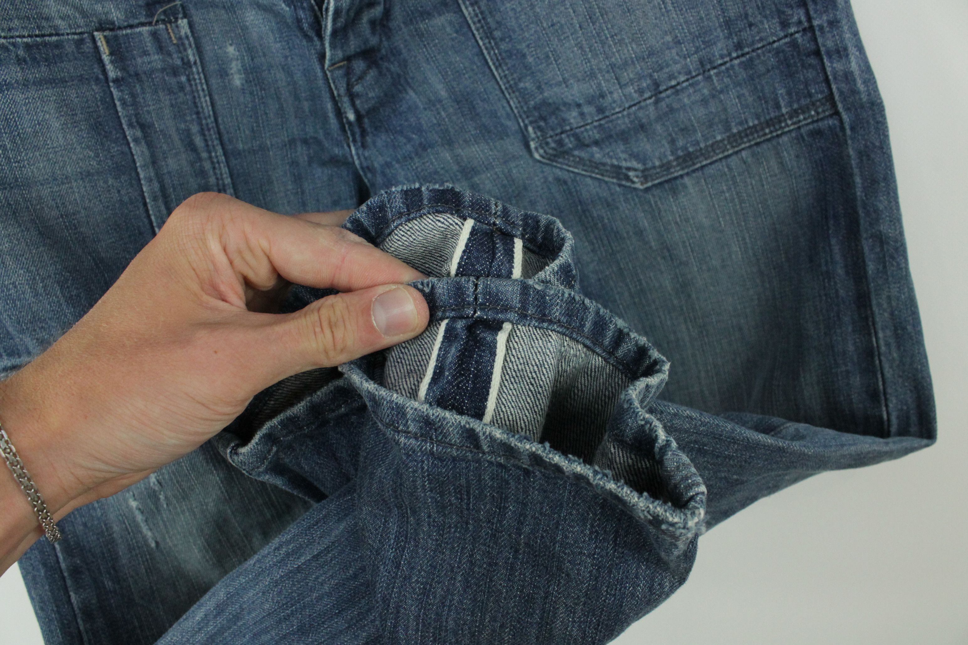 Levi's Vintage Levi's Cropped Selvedge Denim Jeans Size US 34 / EU 50 - 4 Thumbnail
